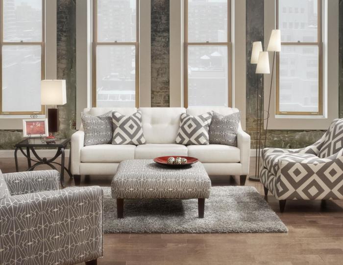 Sugarshack Glacier Accent Chair Square Charcoal image 2