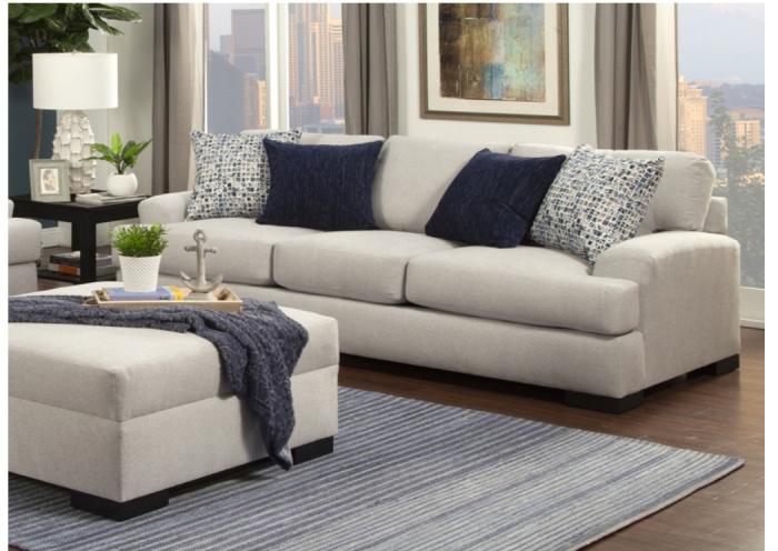 Derby Sofa in Silver image 1
