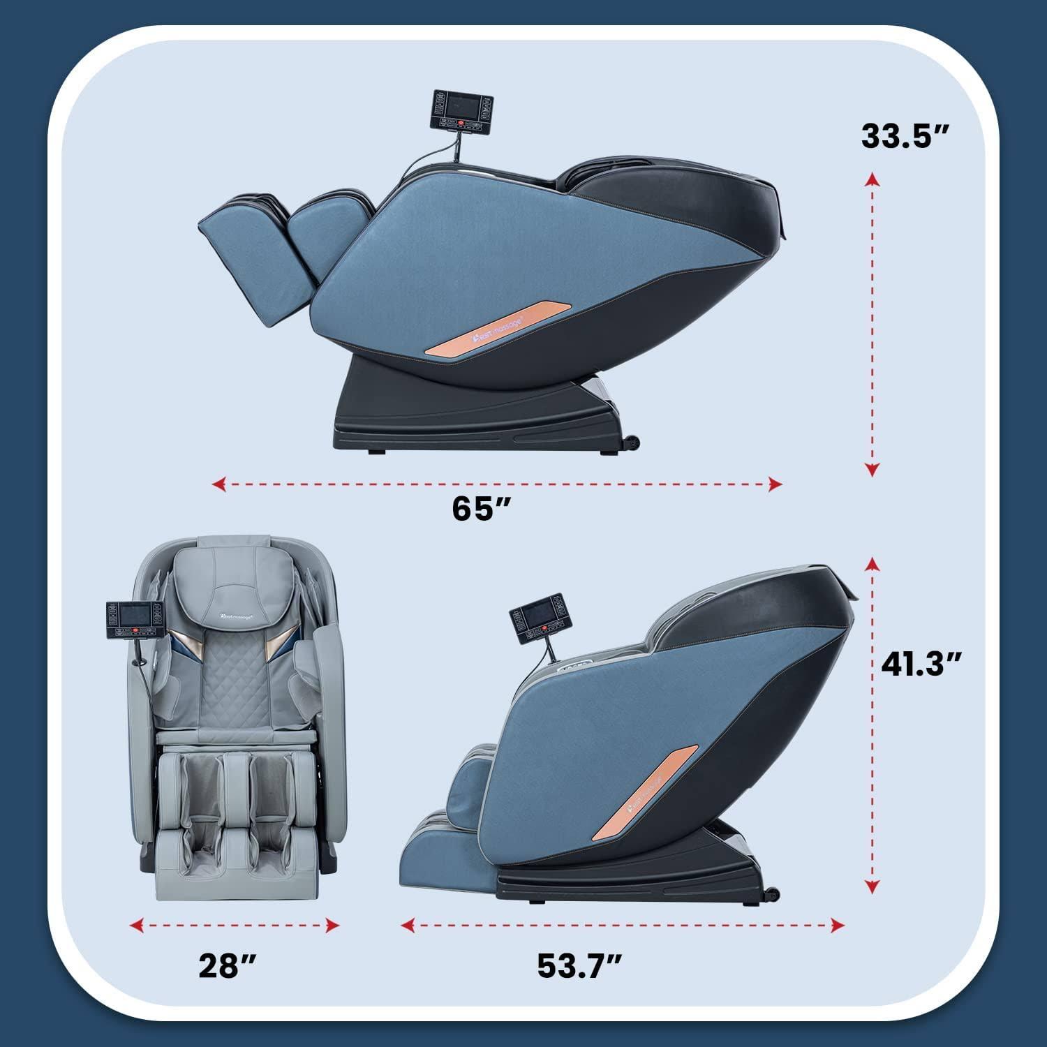 Black Massage Chair  Power Recliner image 4