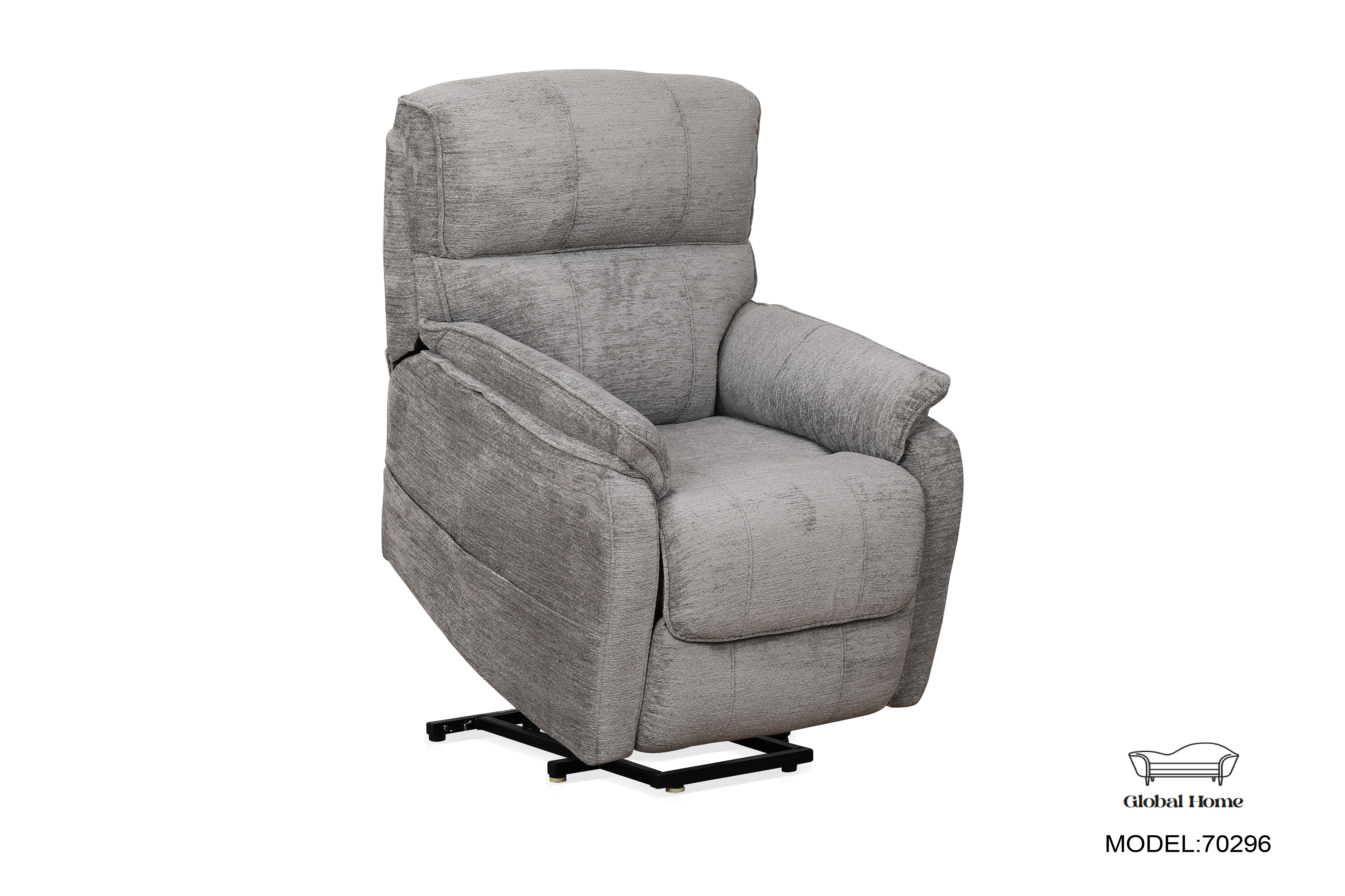 Lucie Charcoal Lift Chair image 1