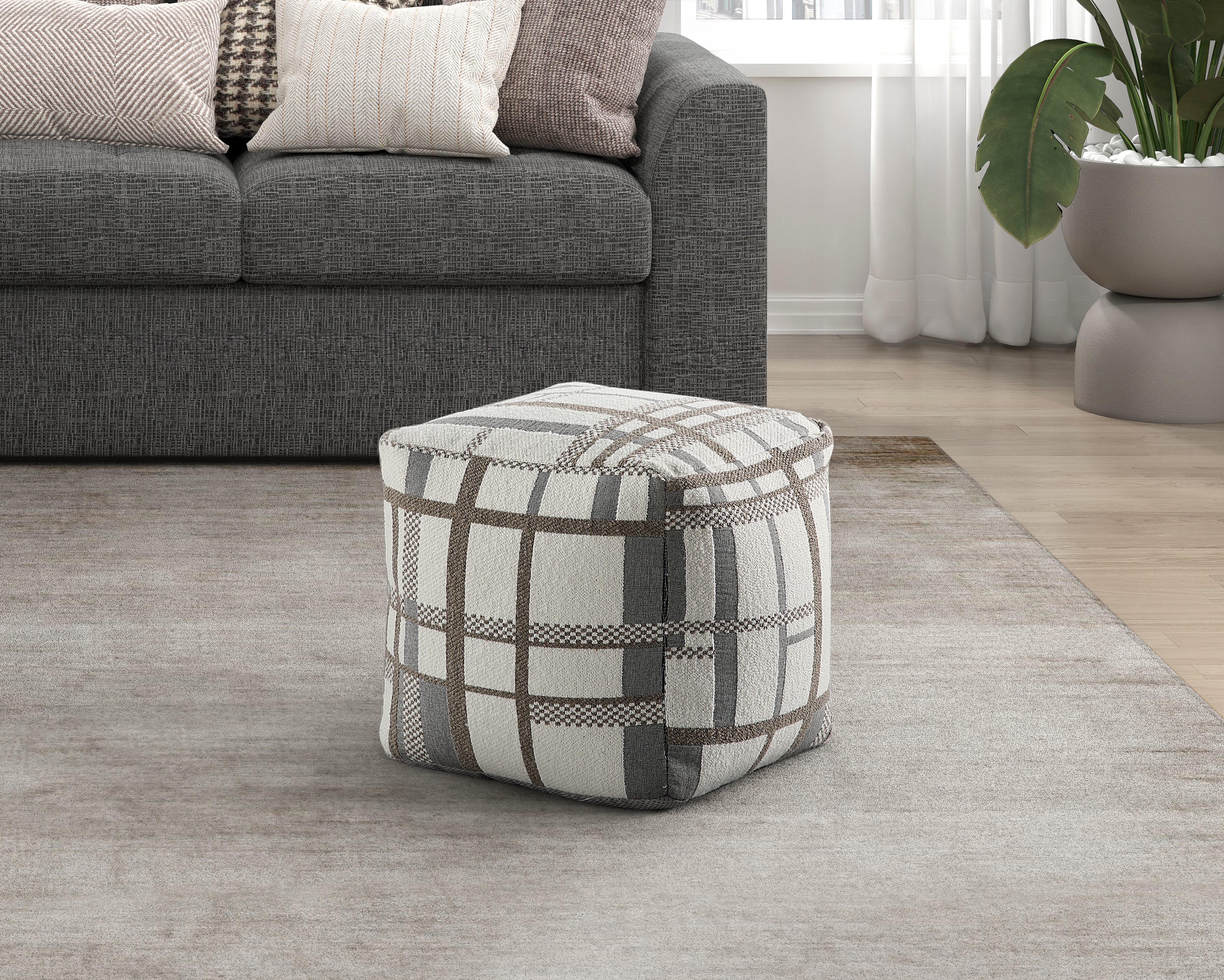 Monica Square Pouf image 1
