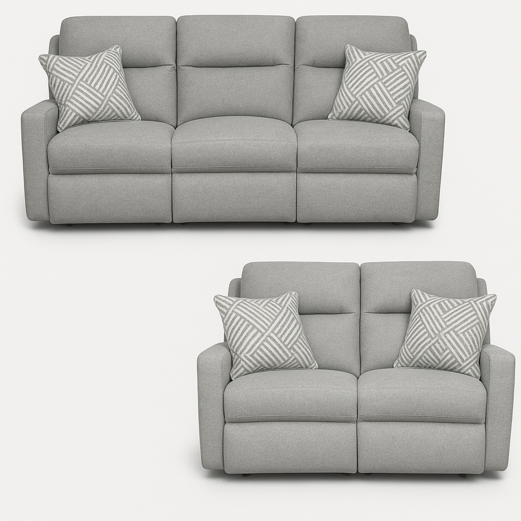 Metro Power HR Loveseat in Legacy Platinum image 1