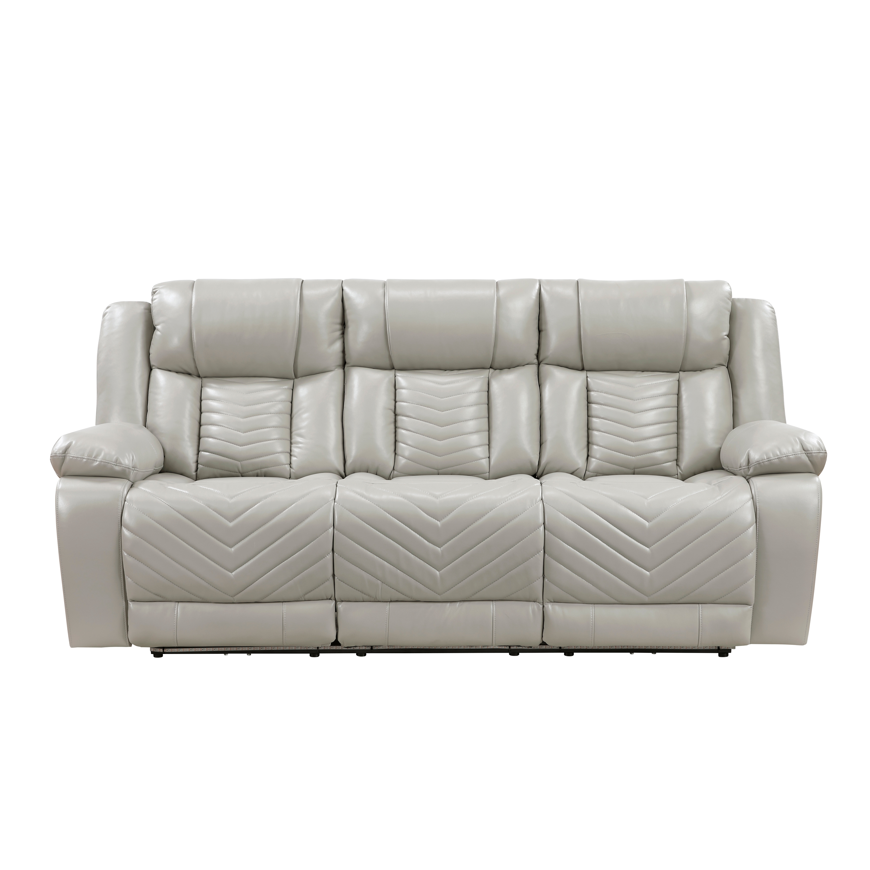 Huron Silver Gray Power HR Sofa W/LED image 1