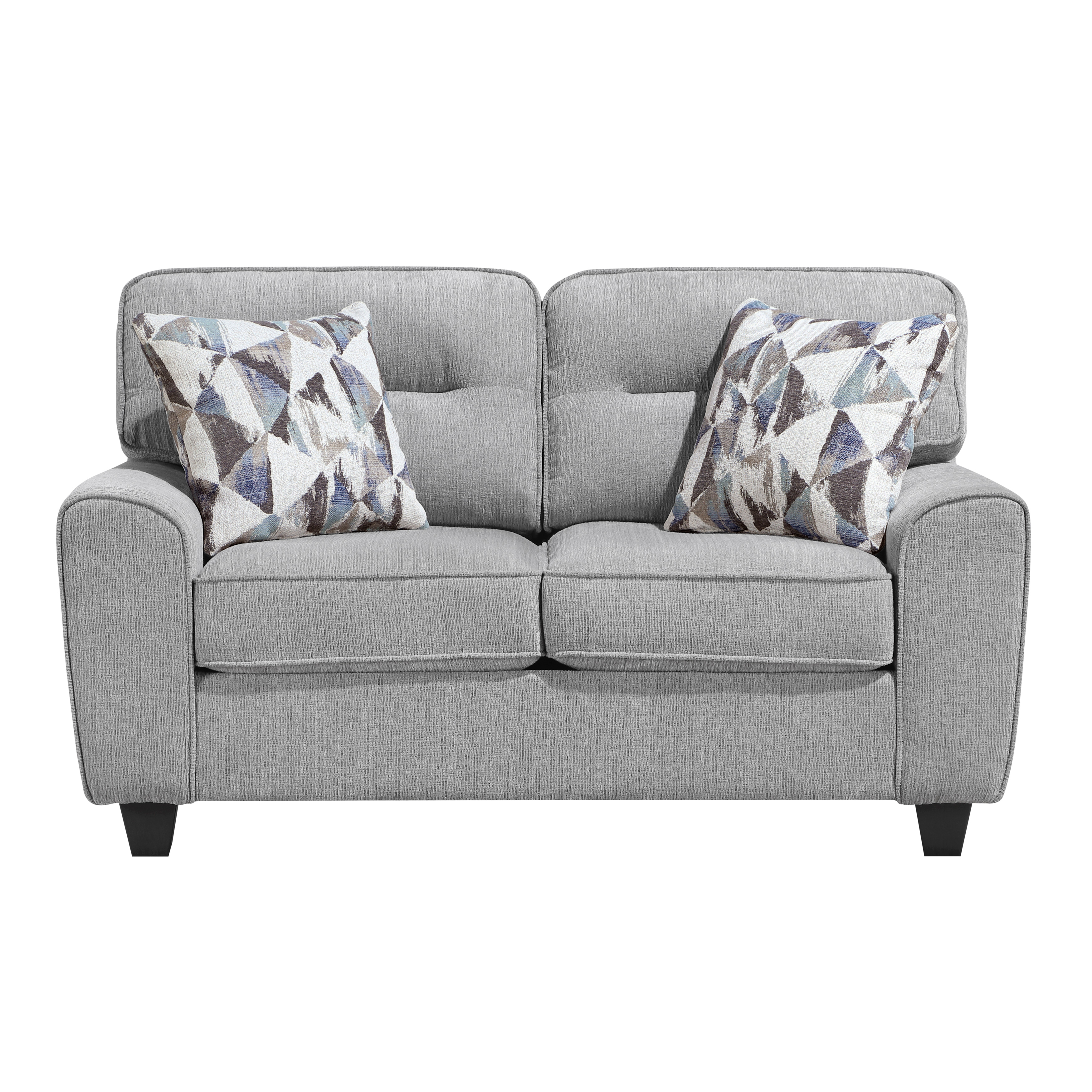 Bennett Gray Loveseat image 1