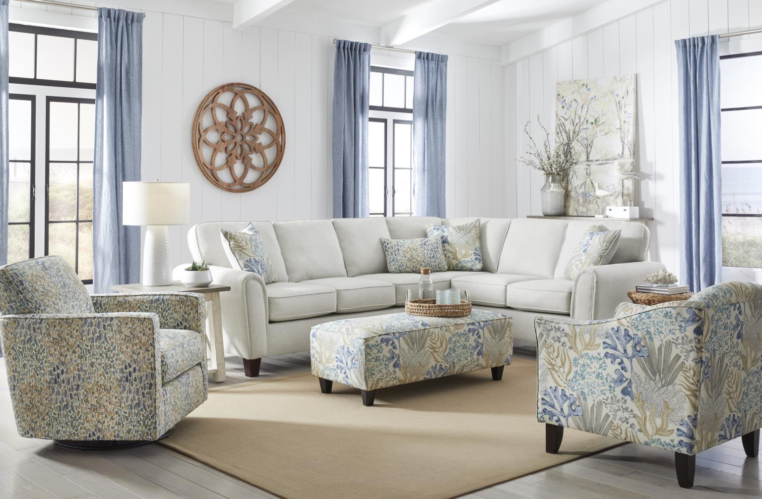 TNT Hemp Cream Modern Sectional image 1
