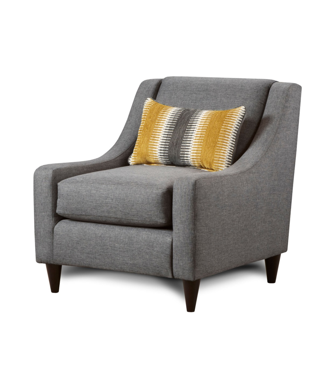 Maxwell Gray Accent Chair