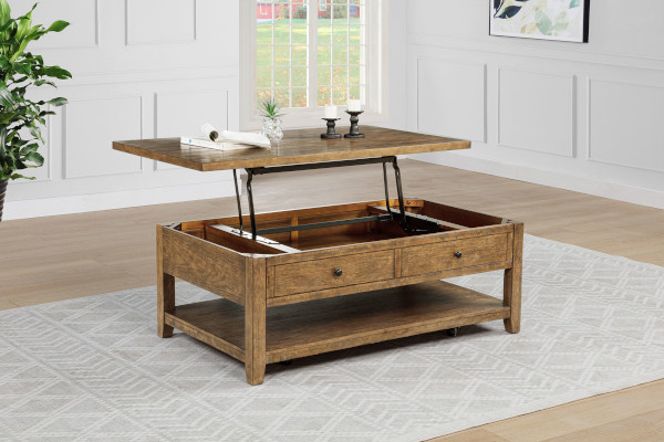 Payne Tobacco Lift Top Coffee Table image 1
