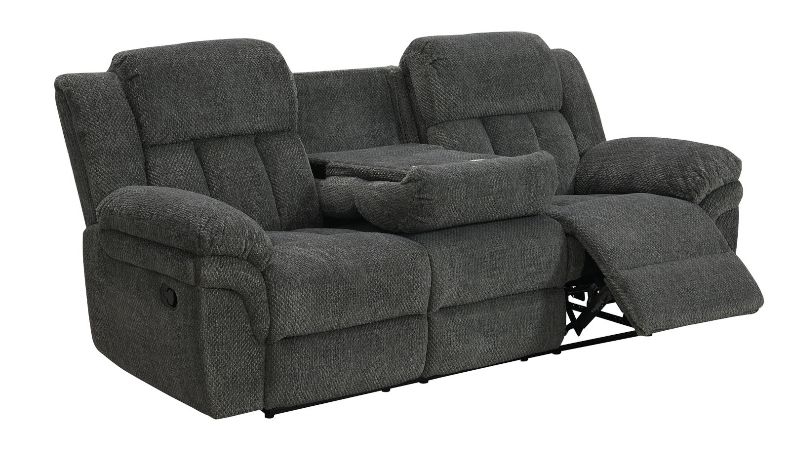 Jace Reclining Sofa With Drop Down Tray