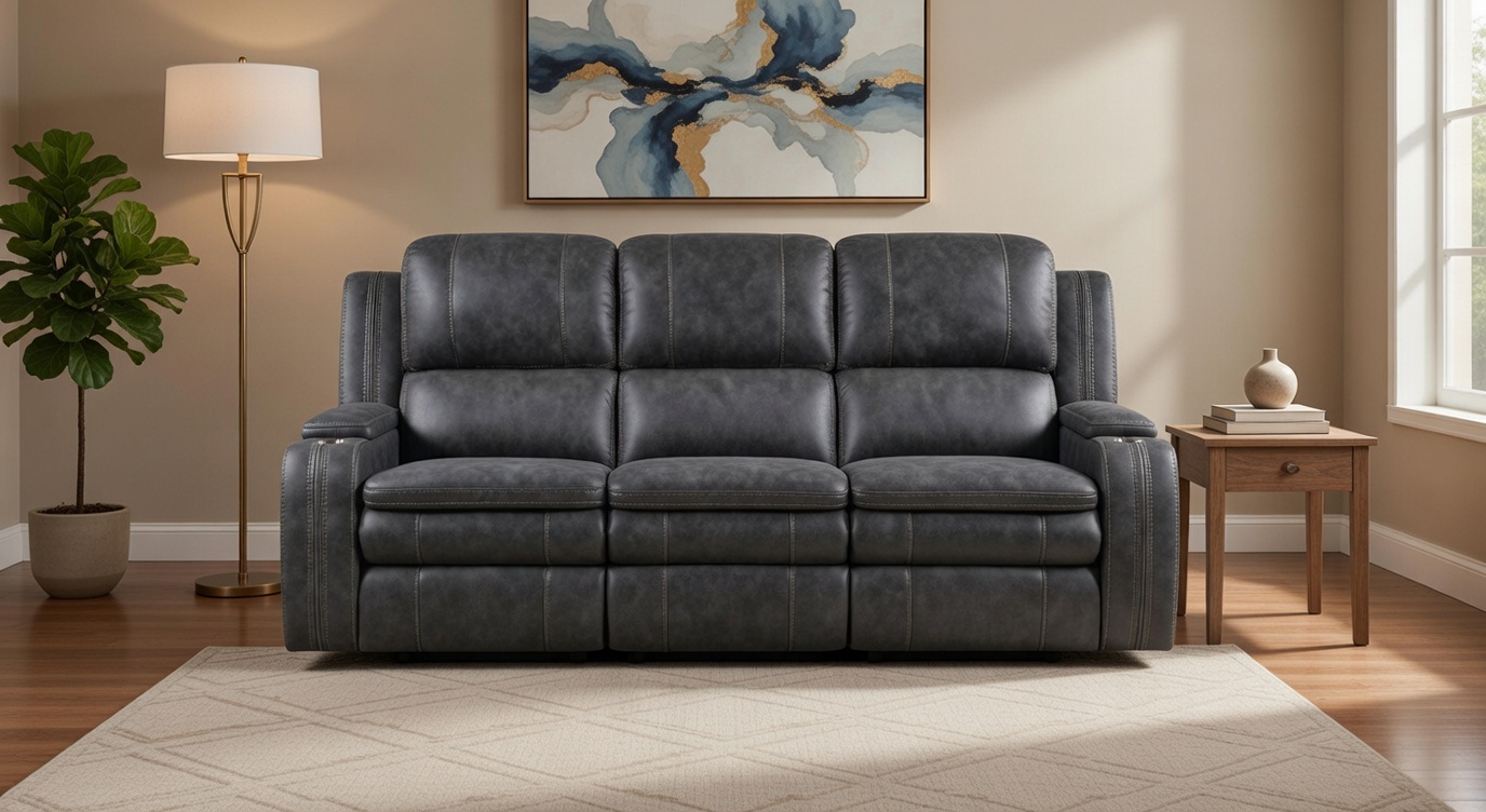 Diana Gray Power Sofa image 1
