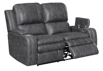Diana Gray Power Loveseat image 1