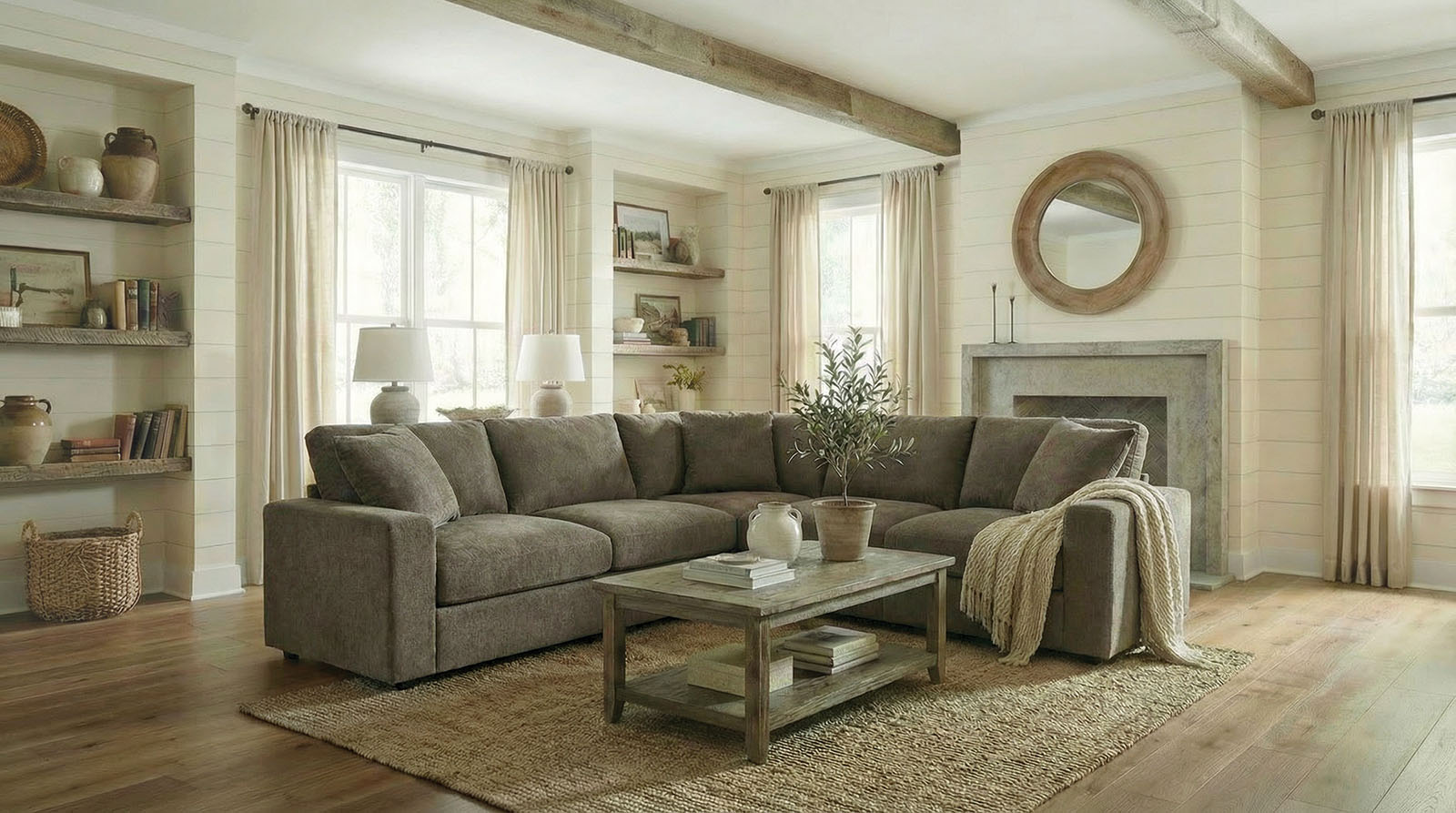 Creekstone Brown Sectional image 1
