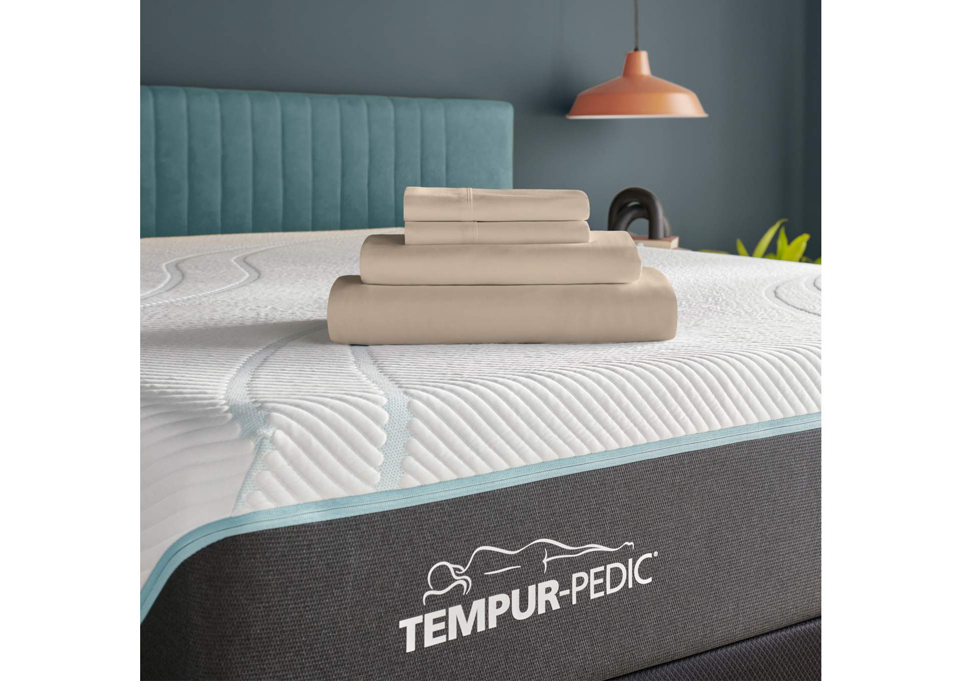 TEMPUR Classic Cotton Sheet Set Sandstone image 1