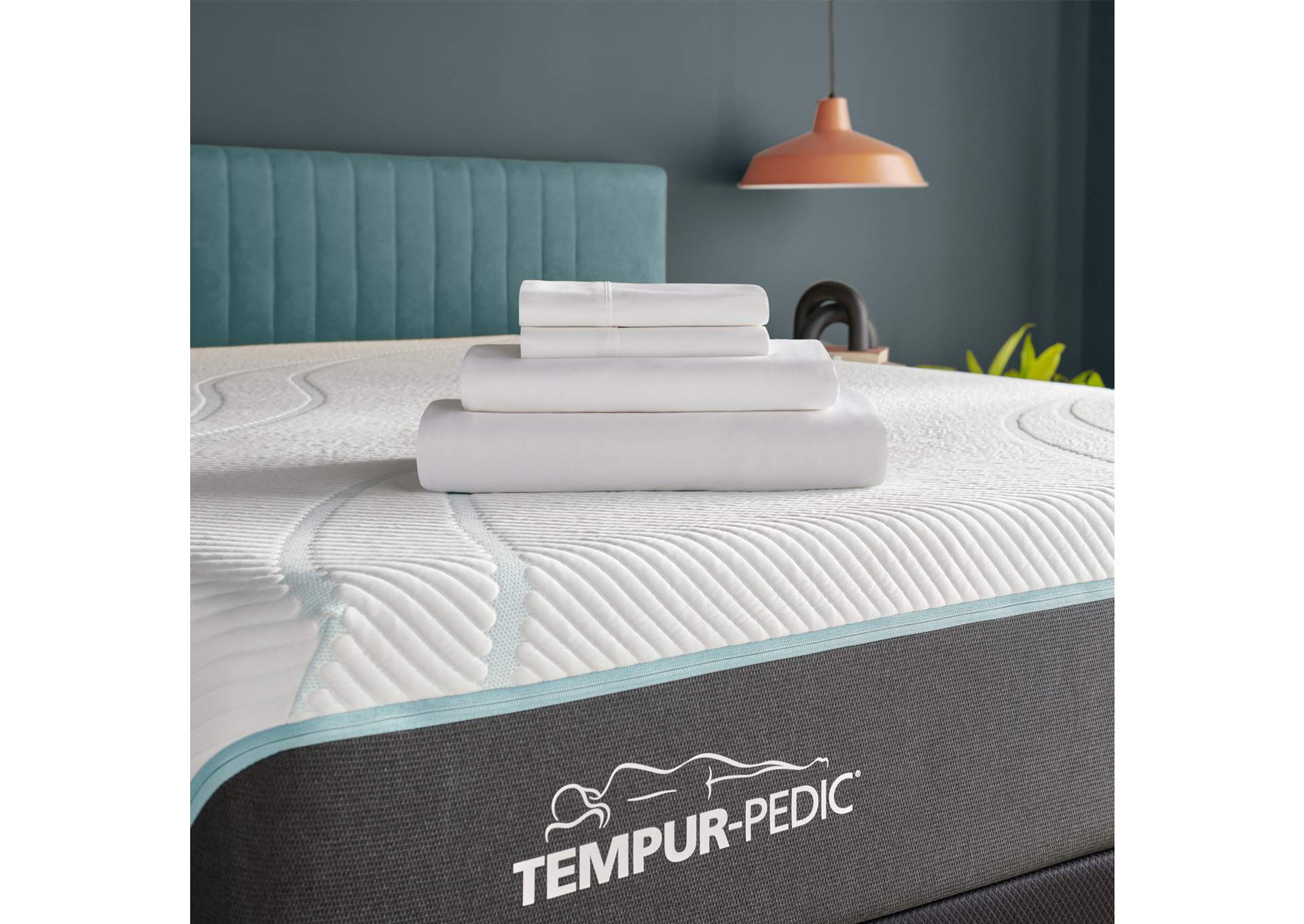 TEMPUR Classic Cotton Sheet Set Cool Gray image 1