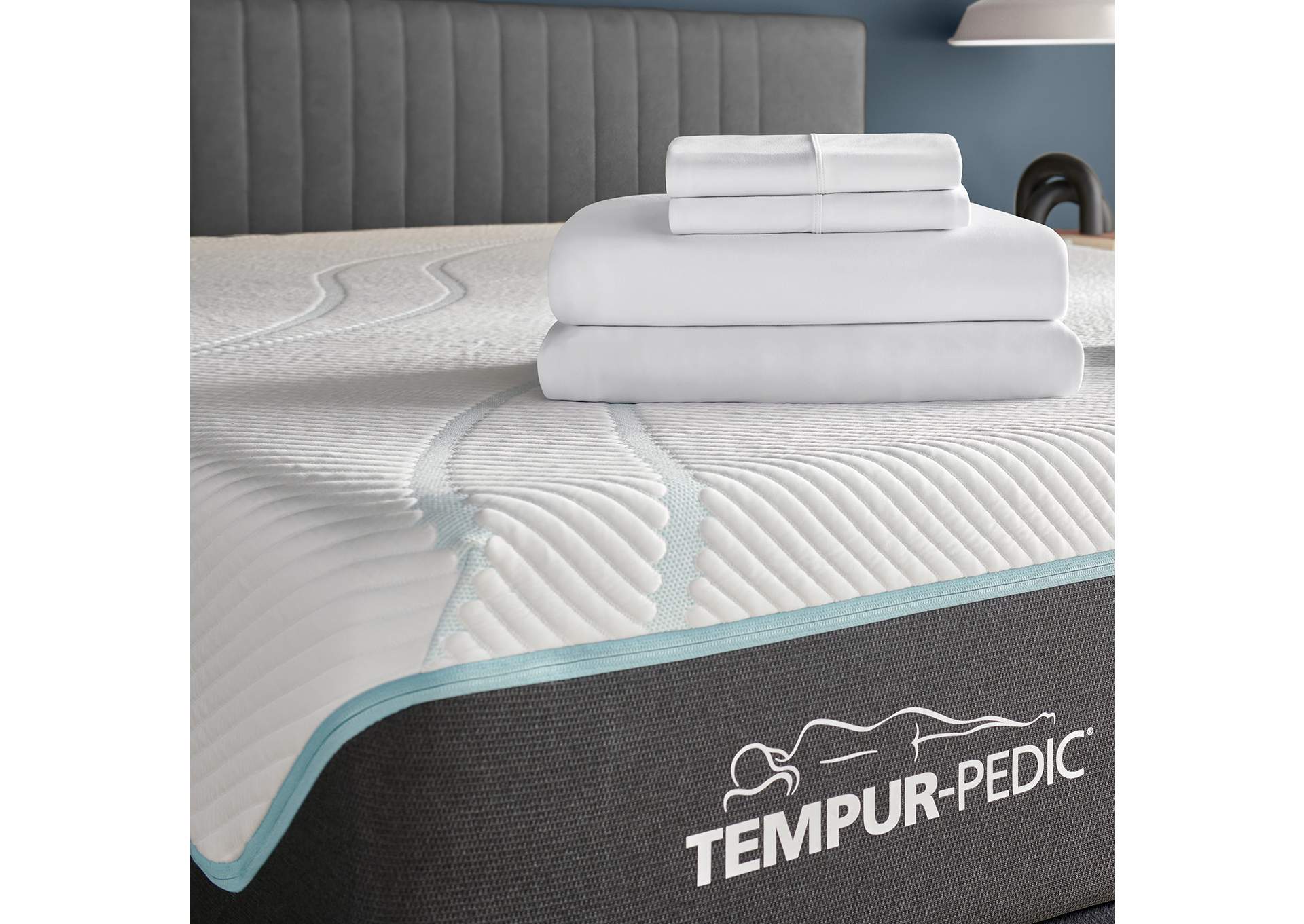 TEMPUR breeze cooling Sheet Set White image 1