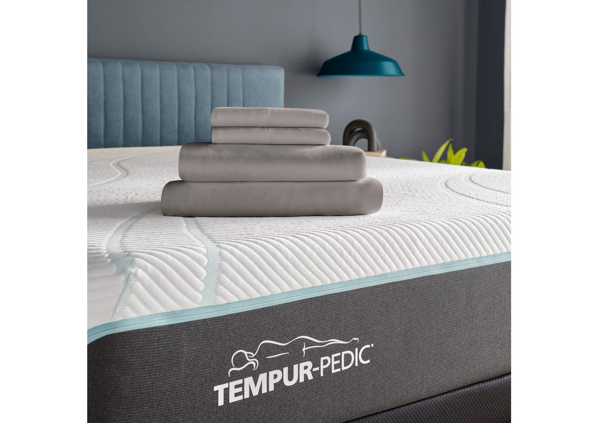 Tempur-Pedic ProPerformance Pillowcase Set - Graphite image 1