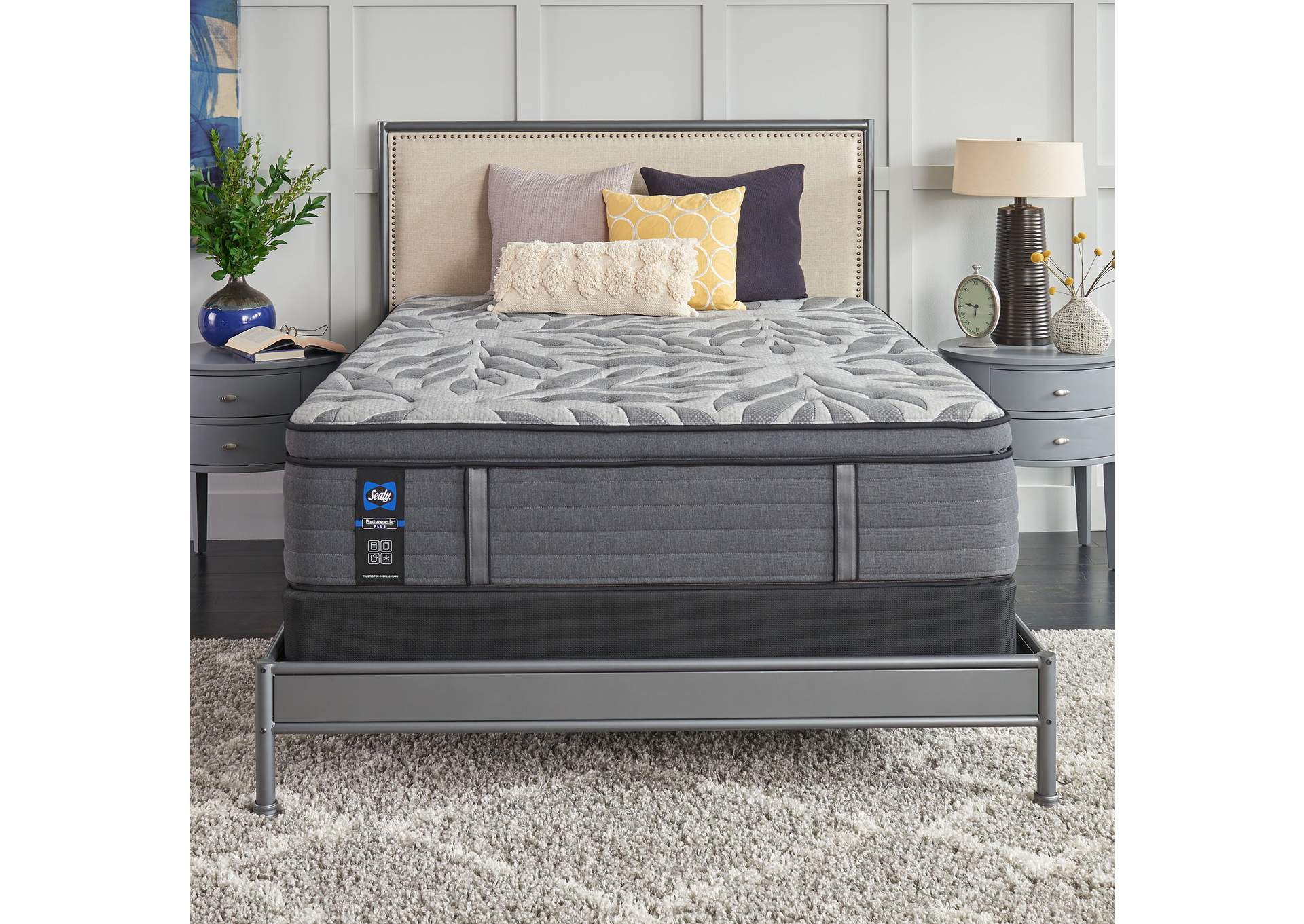 Response Satisfied II Medium Pillow Top Split Cal King image 1
