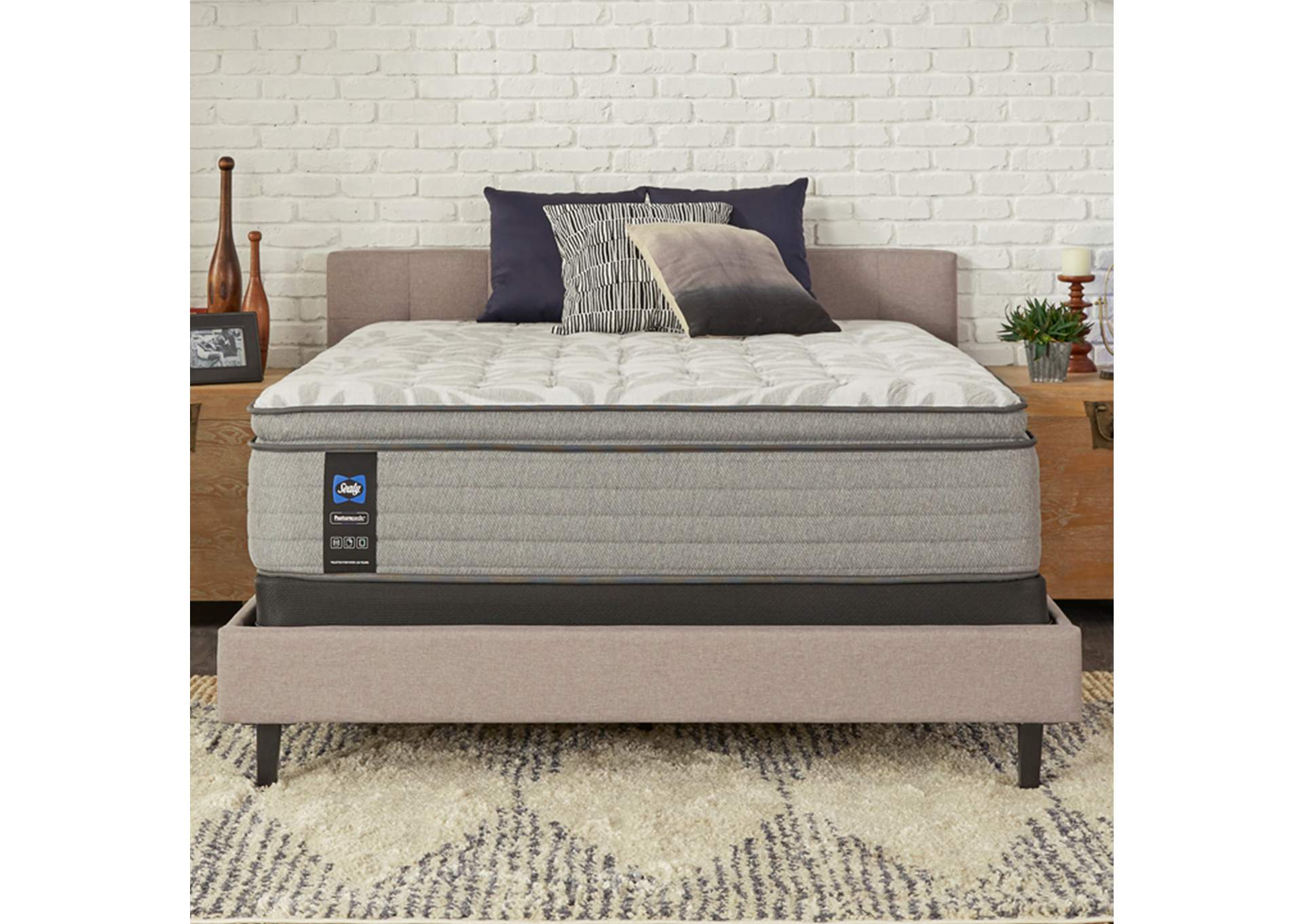 Lavina II Soft Euro Pillow Top  Twin image 1