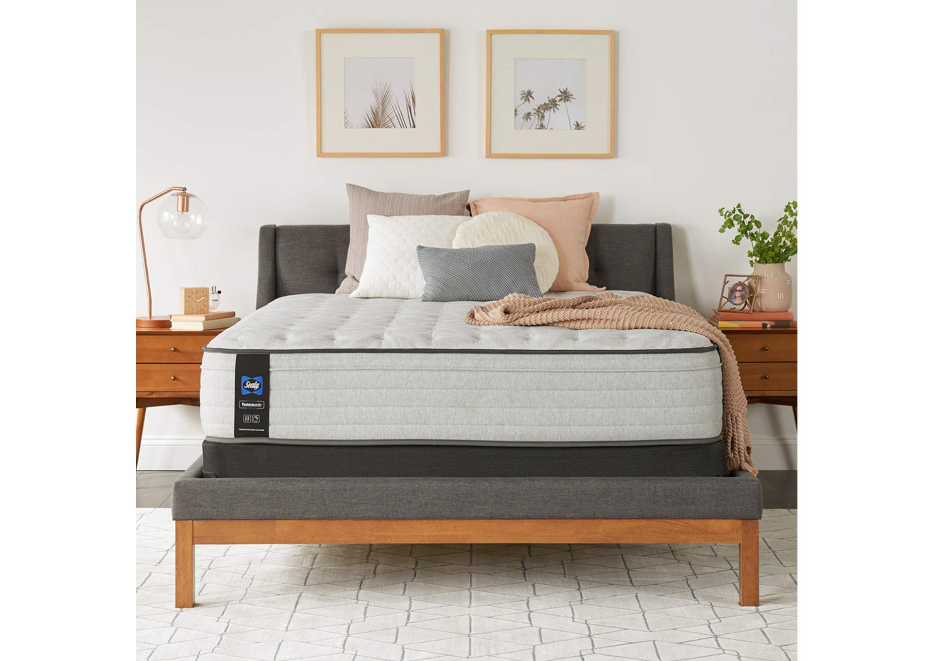 Diggens Soft Faux Euro Top  Split King / Cal King image 1