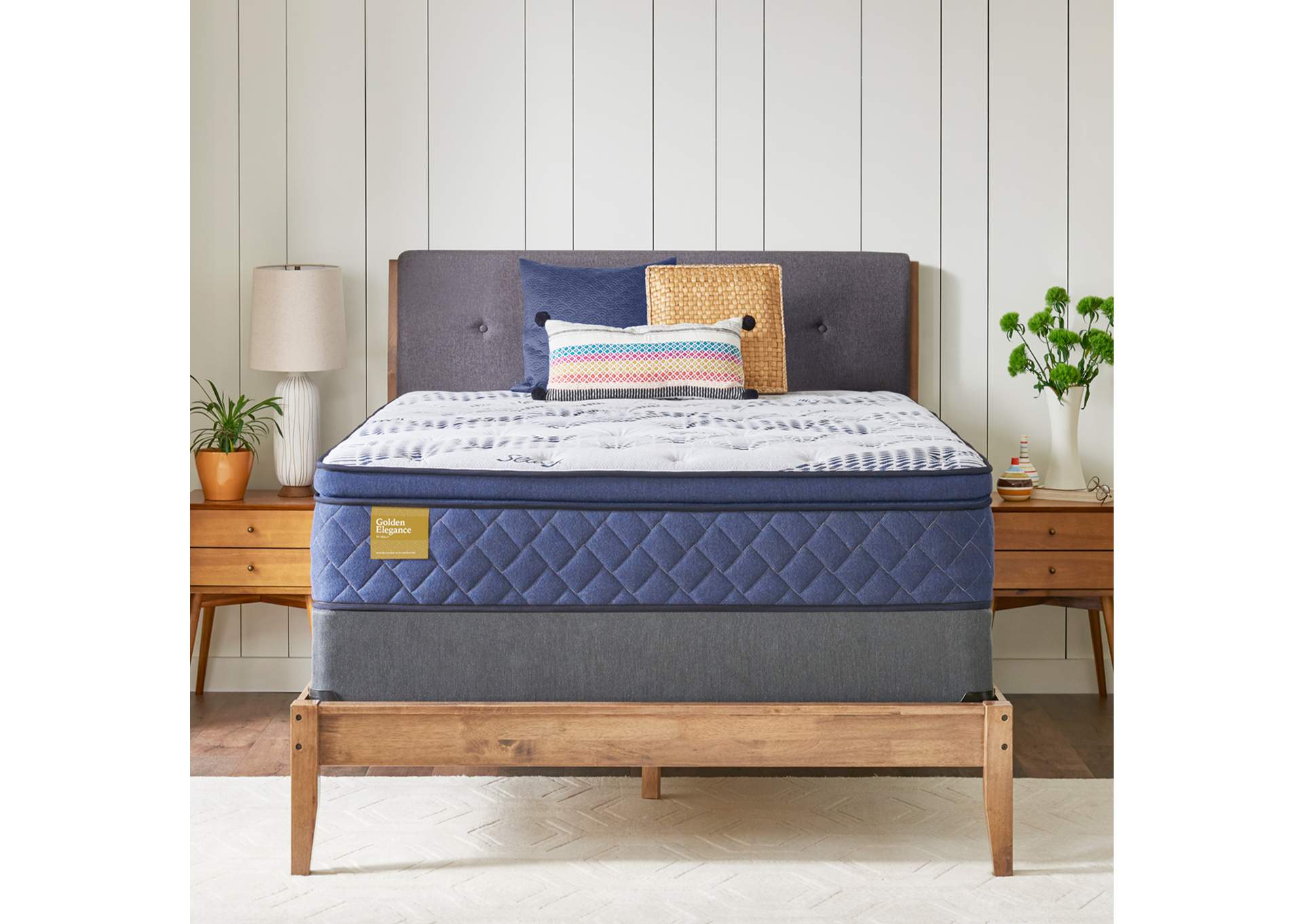 Banstead Plush Euro Pillow Top  Split Cal King image 1