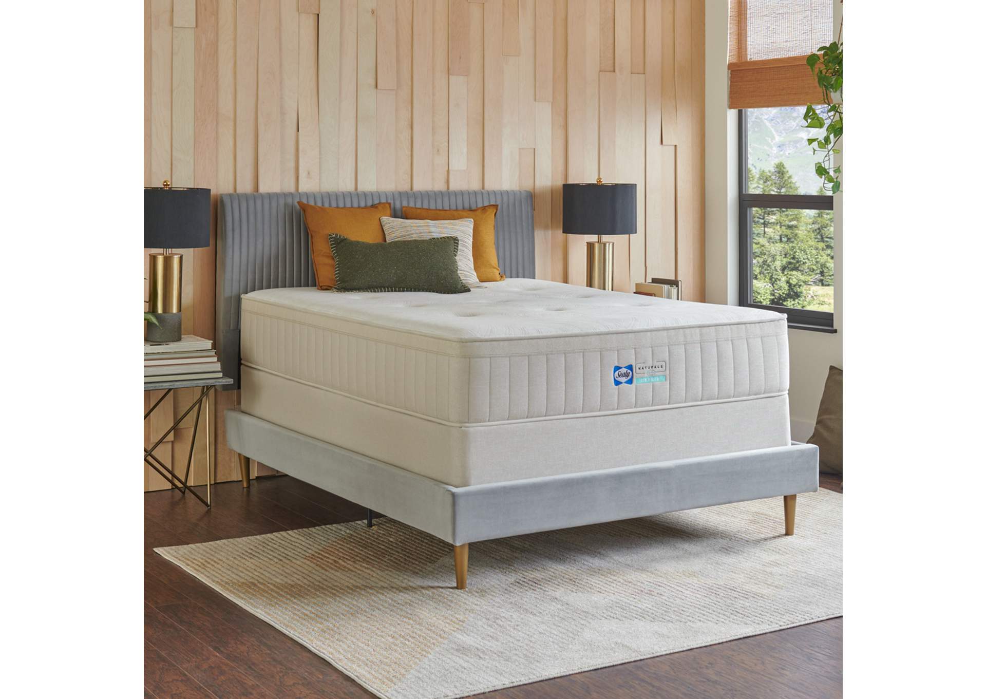 Sealy® Naturals™ Medium Tight Top Split Cal King