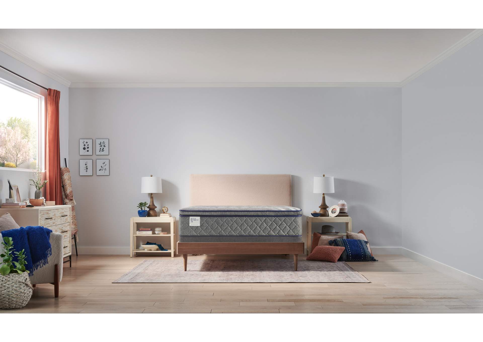 Refine Soft Euro Pillow Top Split Cal King image 1
