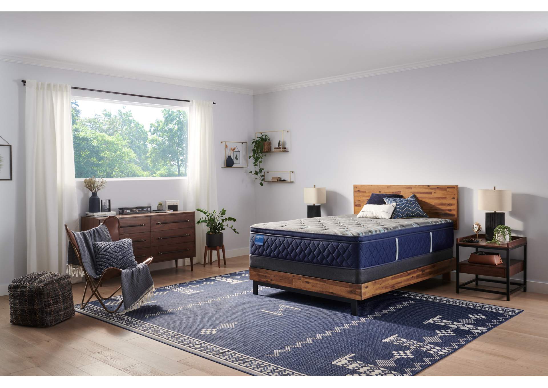 Midnight Cove Soft Euro Pillow Top King image 1