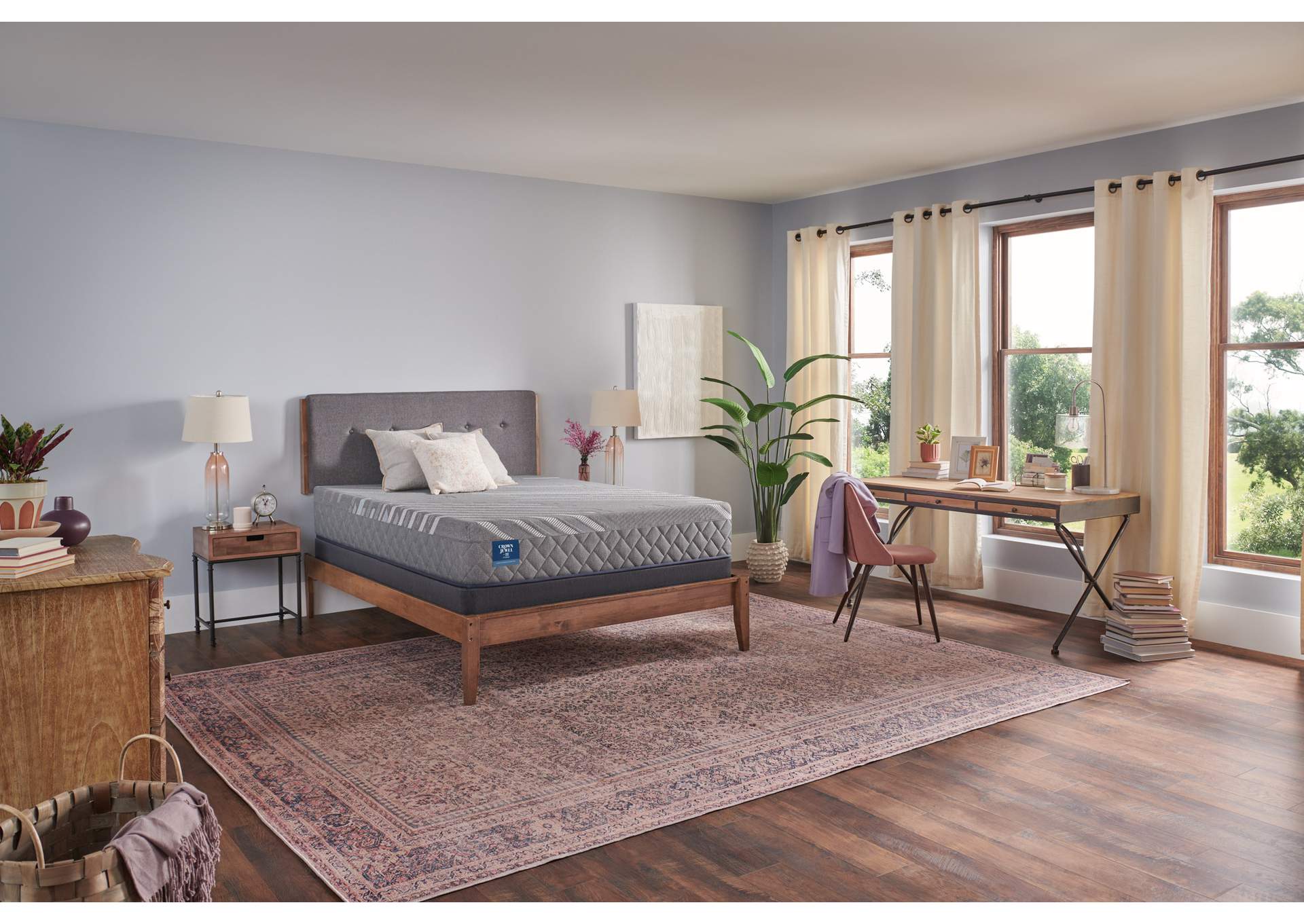 Opal House Firm Hybrid Twin Long