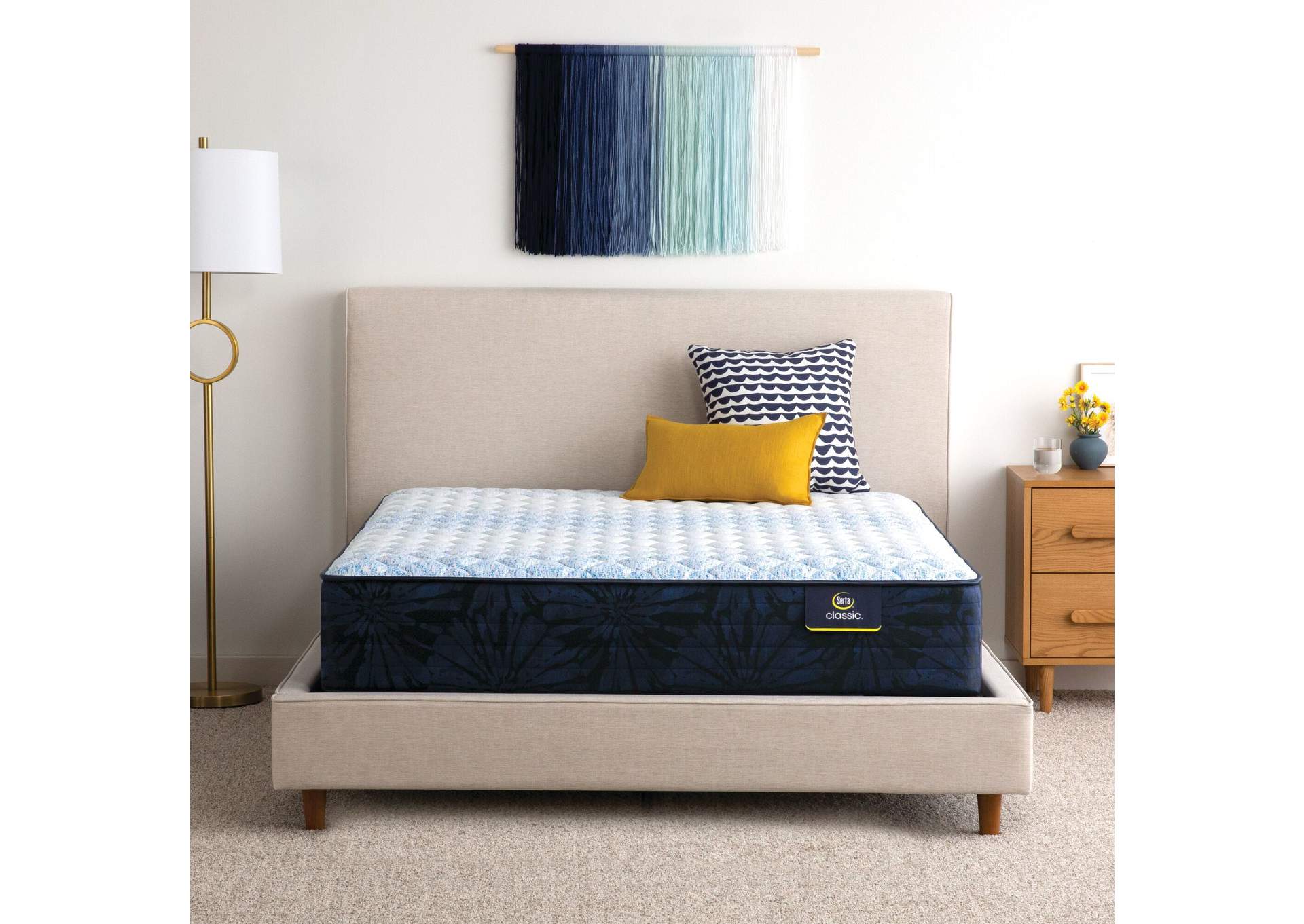 Classic Dorian 12. 5 Inch Firm Mattress - California King image 1