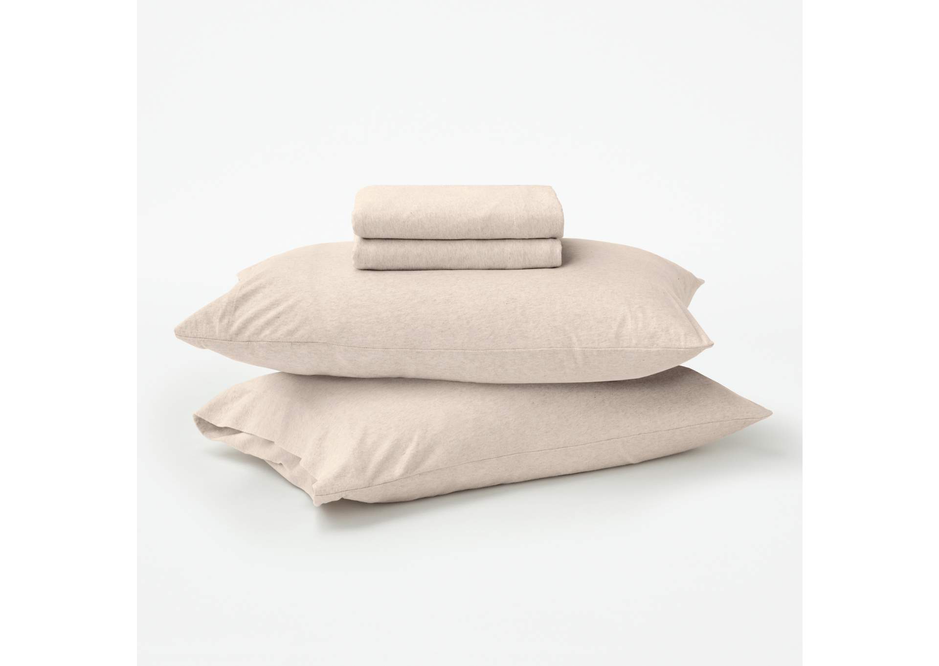 Organic Jersey Sheet Set - Twin - Oatmeal