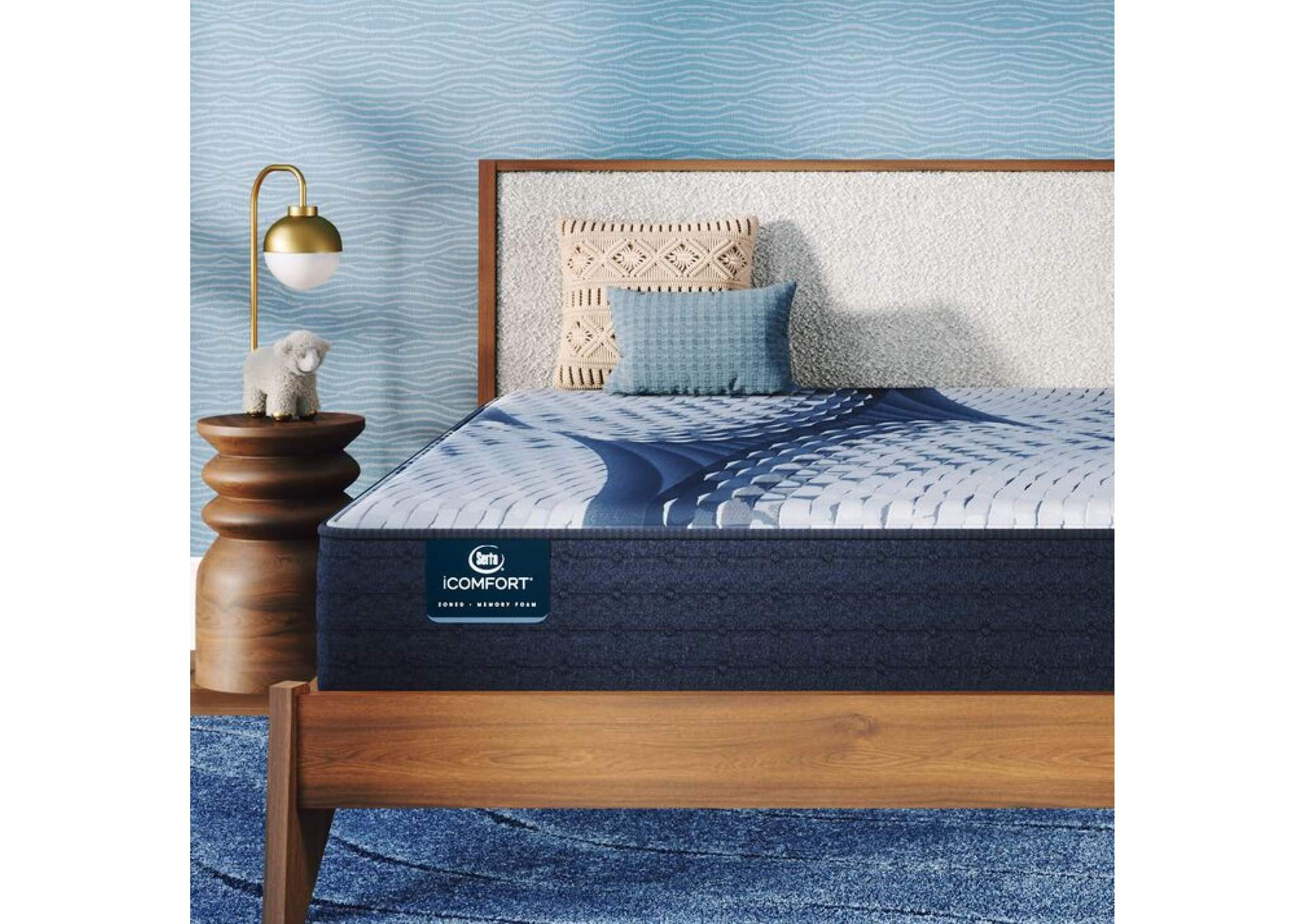 Icomfort Elana 11. 5 Inch Memory Foam Firm Mattress Set - California King image 12