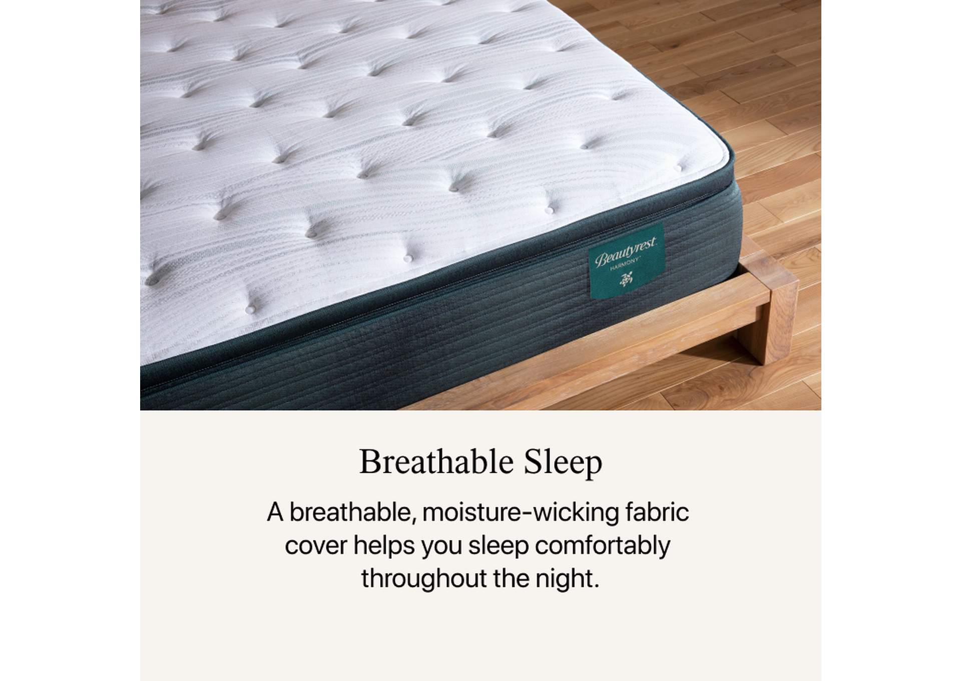 Harmony Beachfront Bay  13 Inch Medium Pillow Top Mattress Set - King image 9