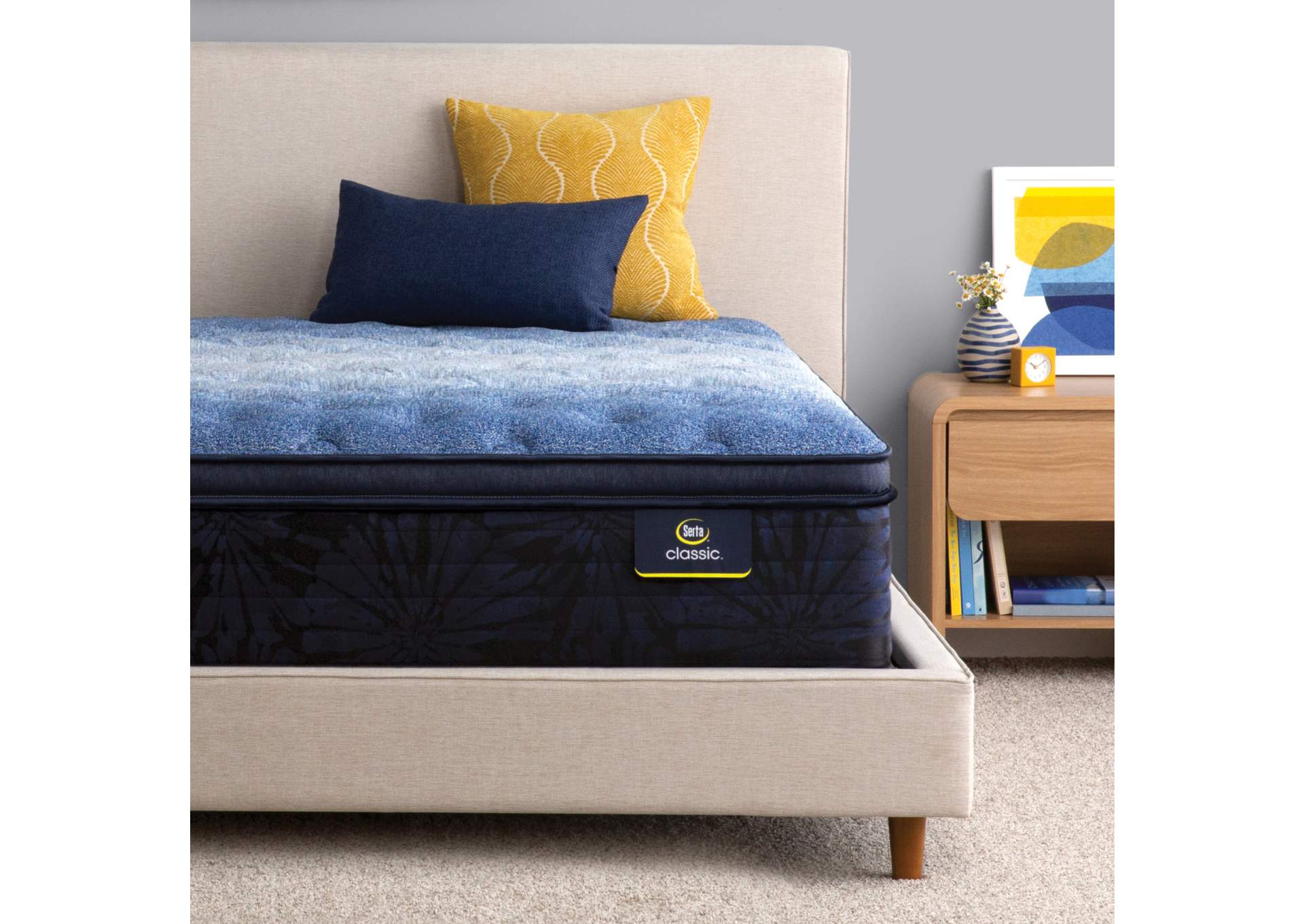 Classic Brecon 14. 5 Inch Plush Pillow Top Mattress - Full image 9