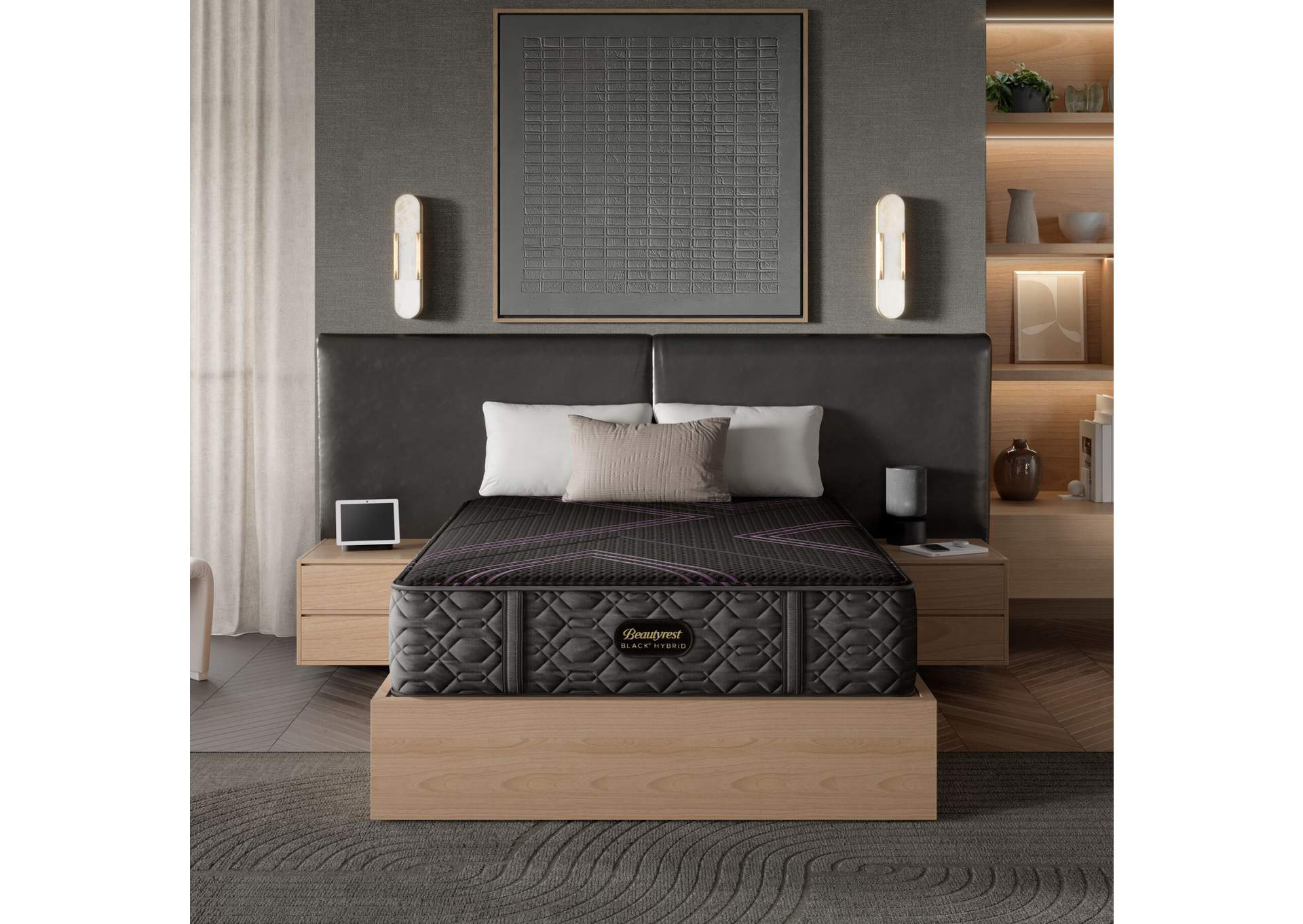 Beautyrest Black® Series Two 13. 5 Inch Hybrid Plush Mattress - California King image 1