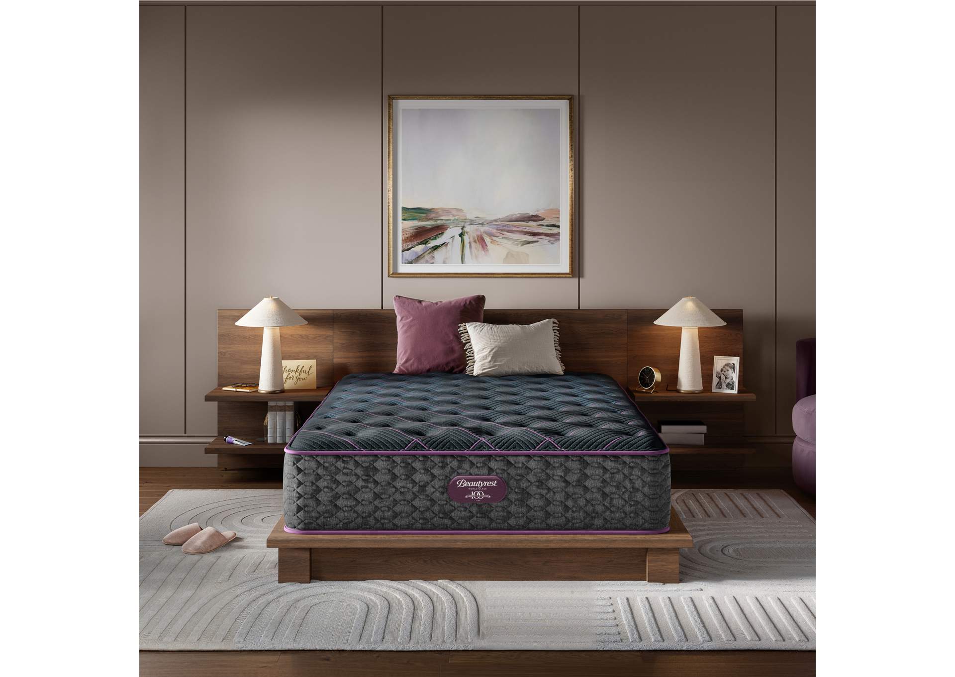 Beautyrest World Class Level Three Plush Mattress - Cal King image 1