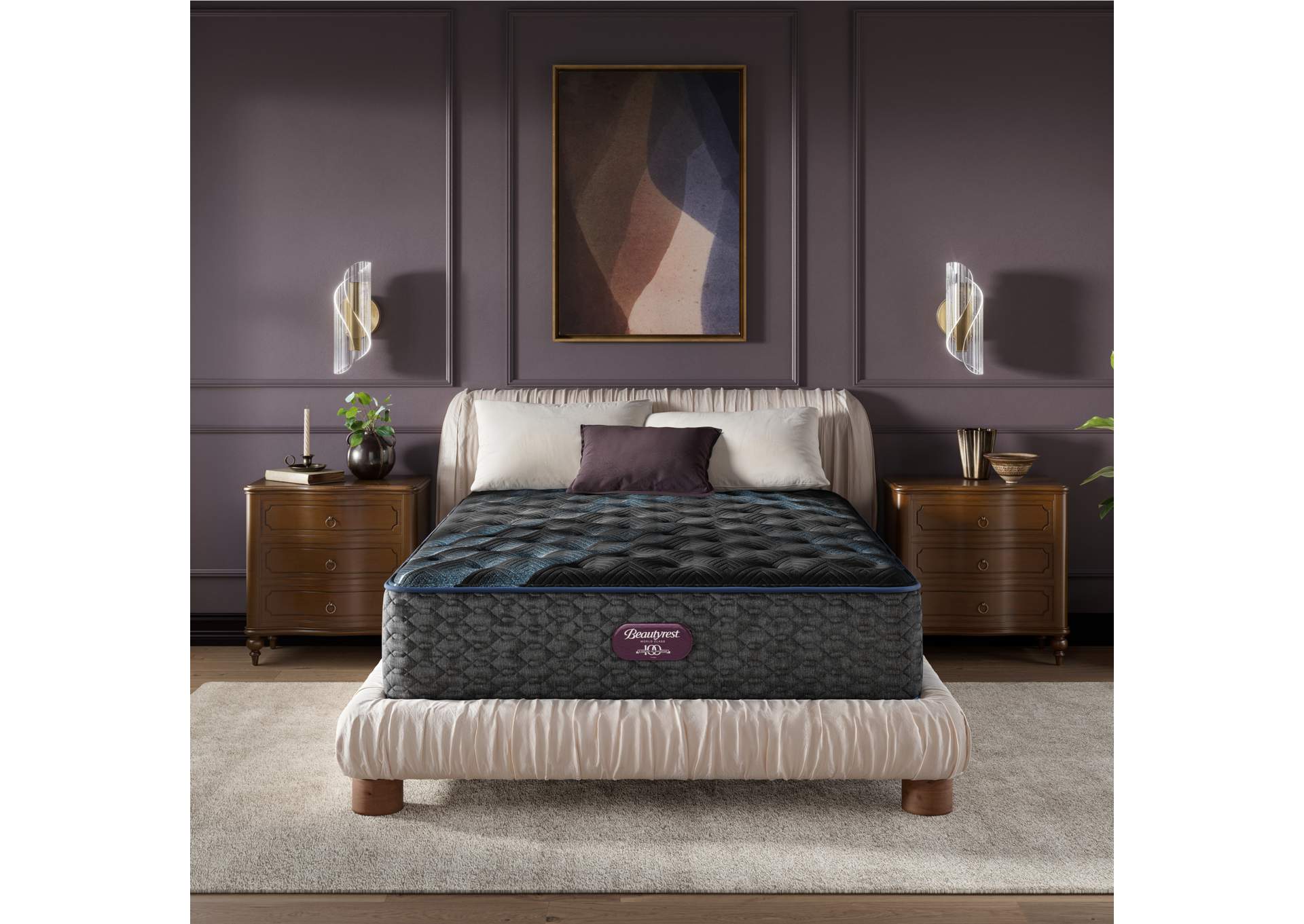Beautyrest World Class Level Four Plush Mattress - Twin XL image 1