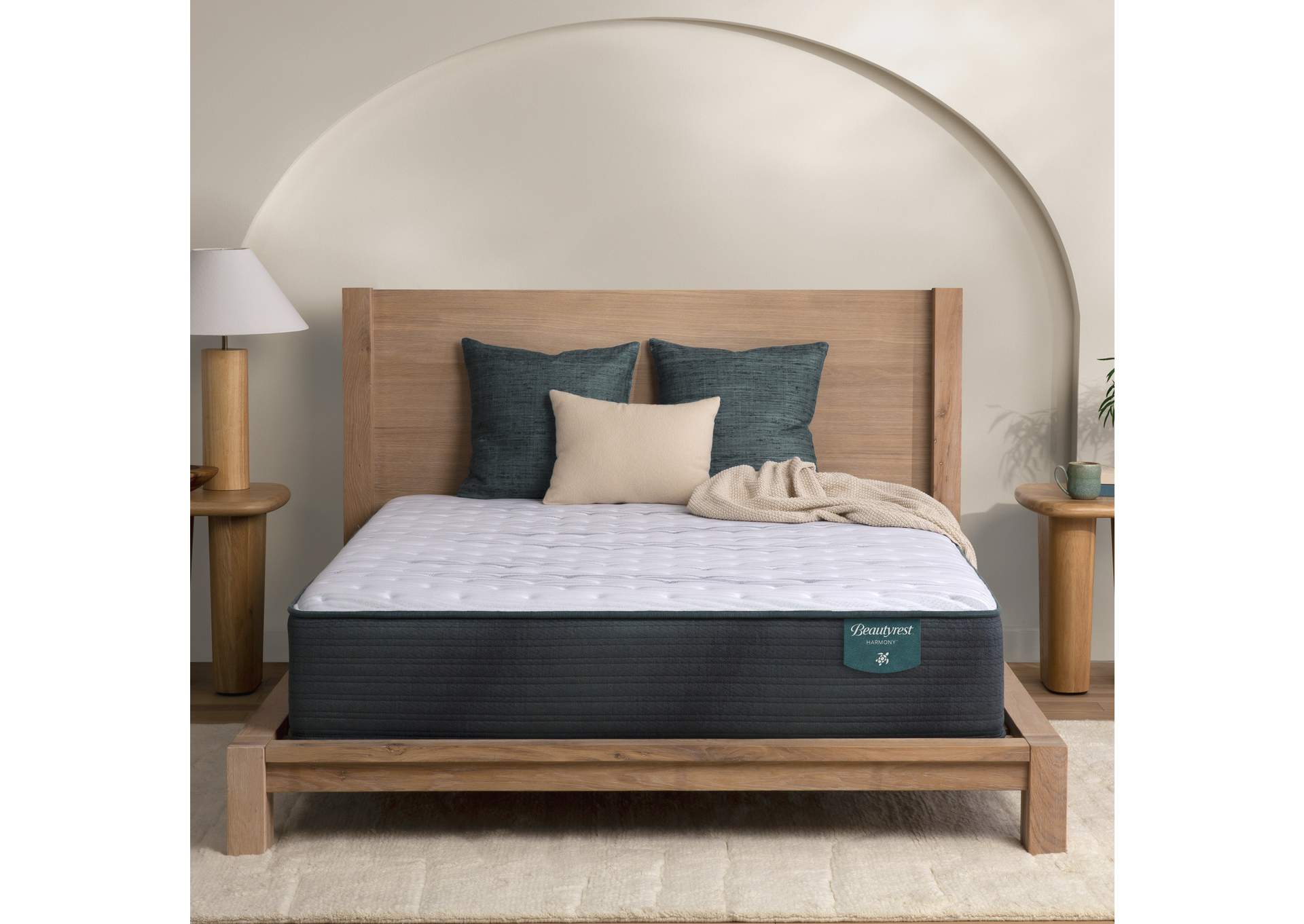 Harmony Cypress Bay 12" Extra Firm Mattress Low Profile Set - California King image 1