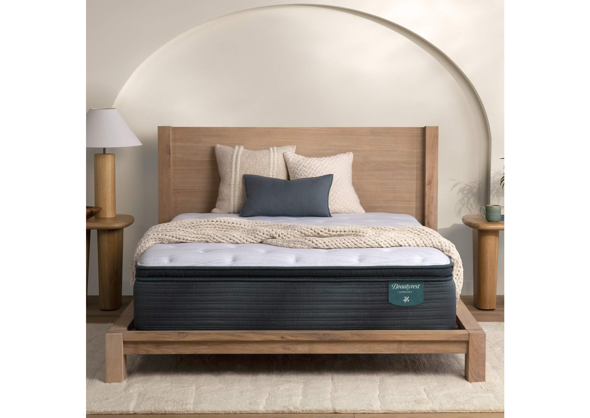 Harmony Beachfront Bay  13 Inch Medium Pillow Top Mattress Set - King image 1