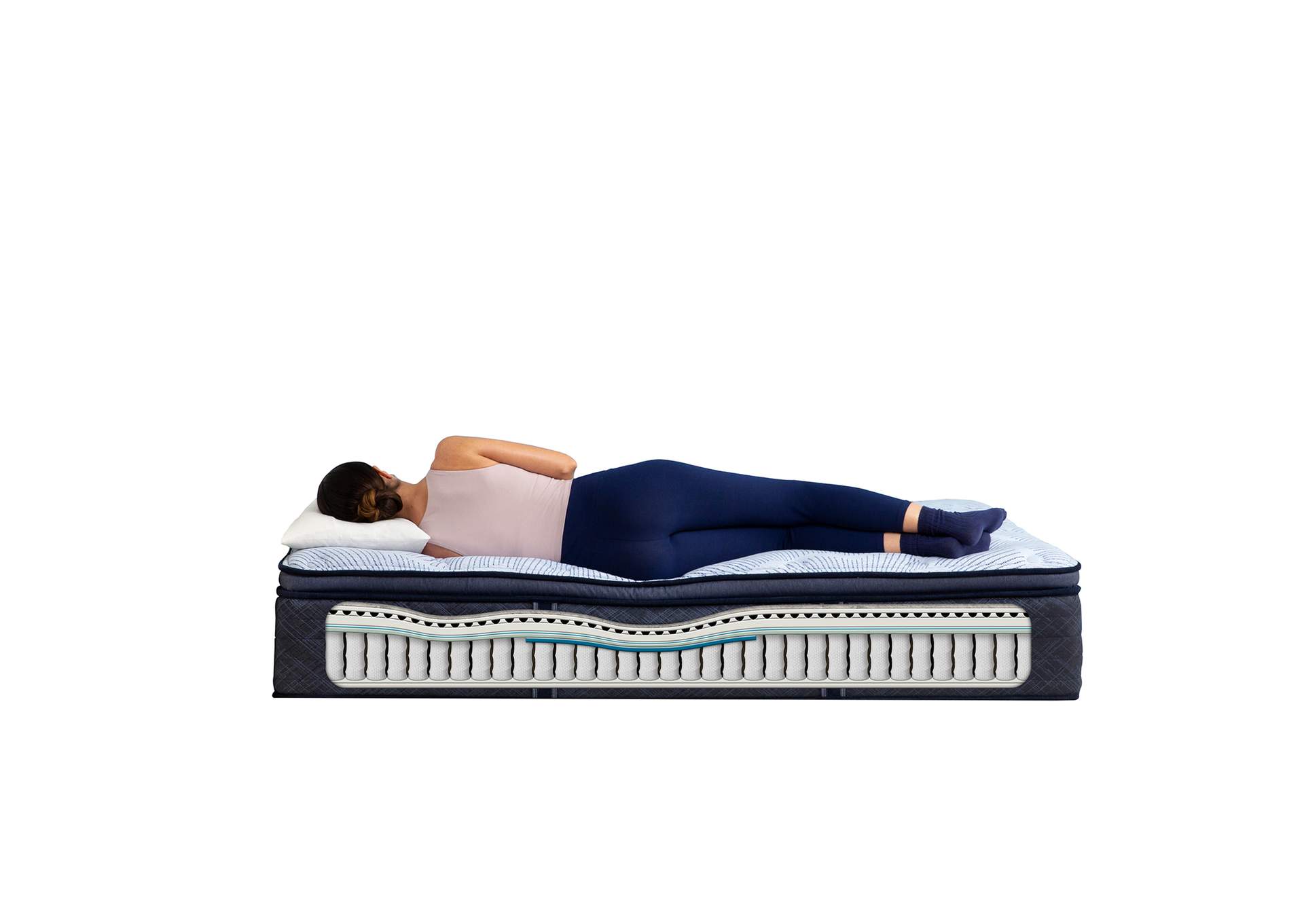 Perfect Sleeper Emi 14. 5 Inch Plush Pillow Top Mattress - California King image 7