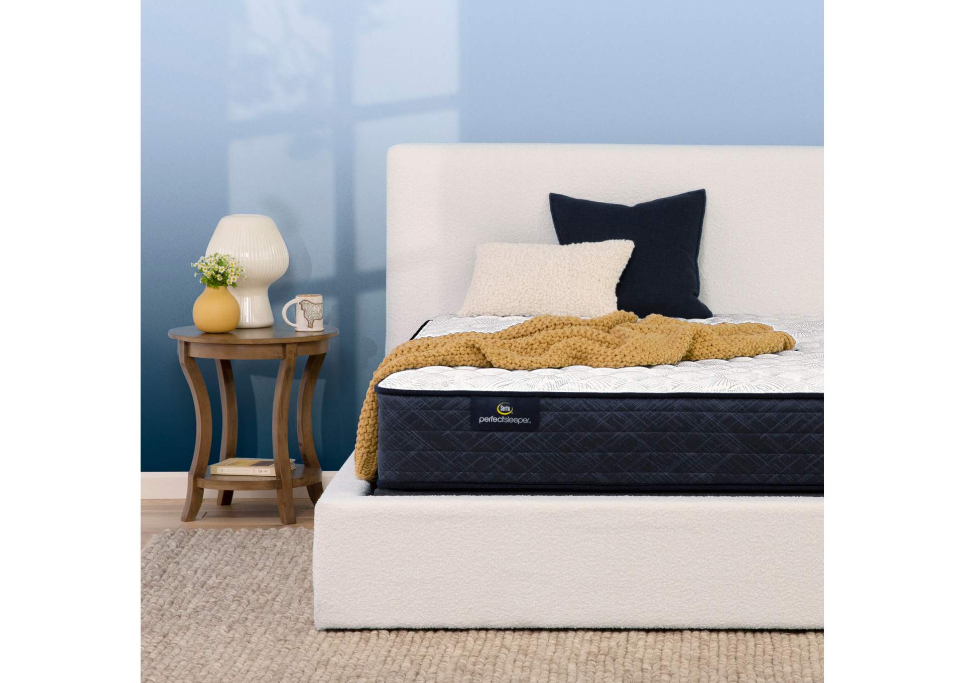Perfect Sleeper Midsummer Nights 10. 5 Inch Firm Mattress Low Profile Set - Full image 11