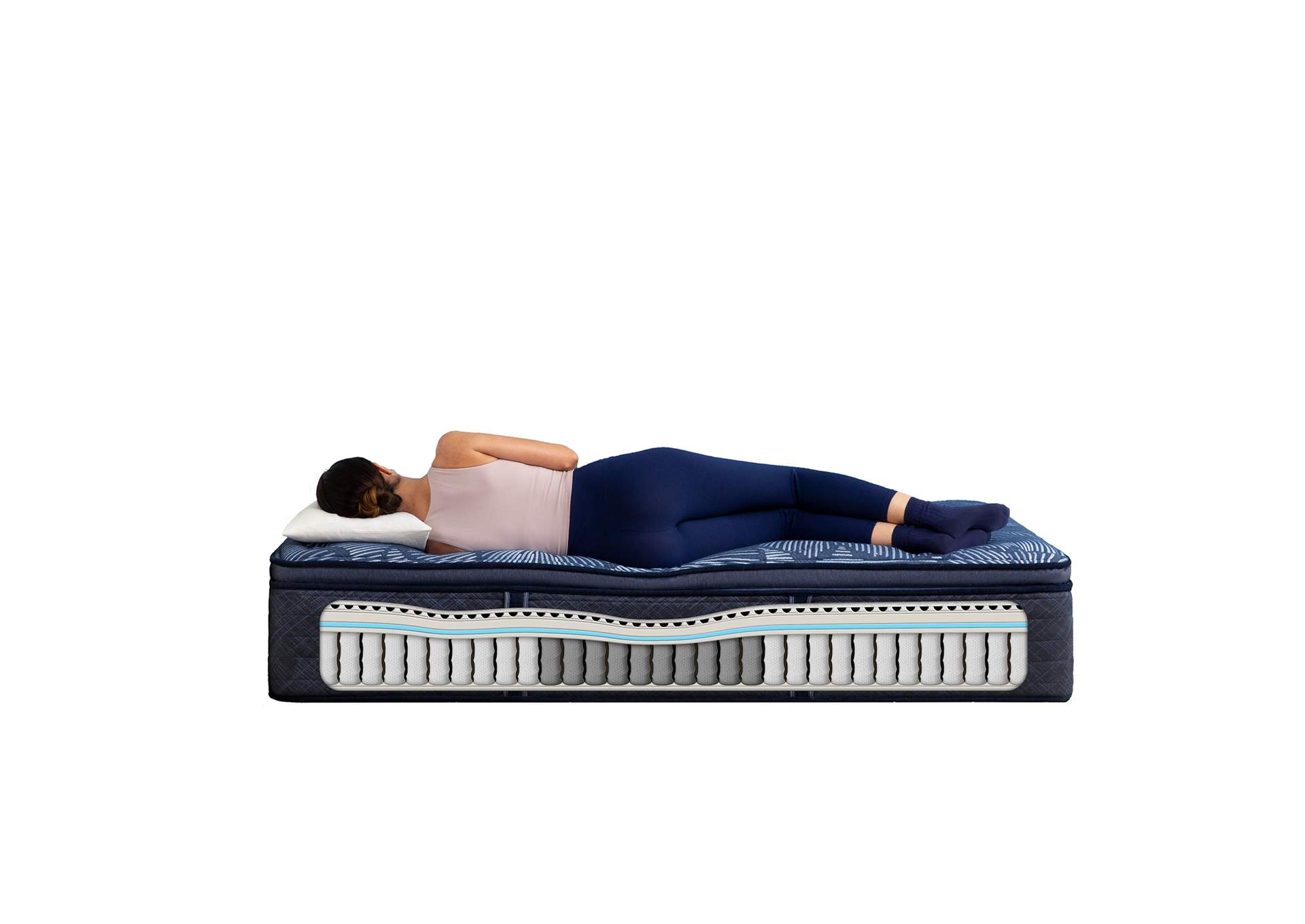 Perfect Sleeper Oasis Sleep 14. 5 Inch Medium Pillow Top Mattress Set - King image 7