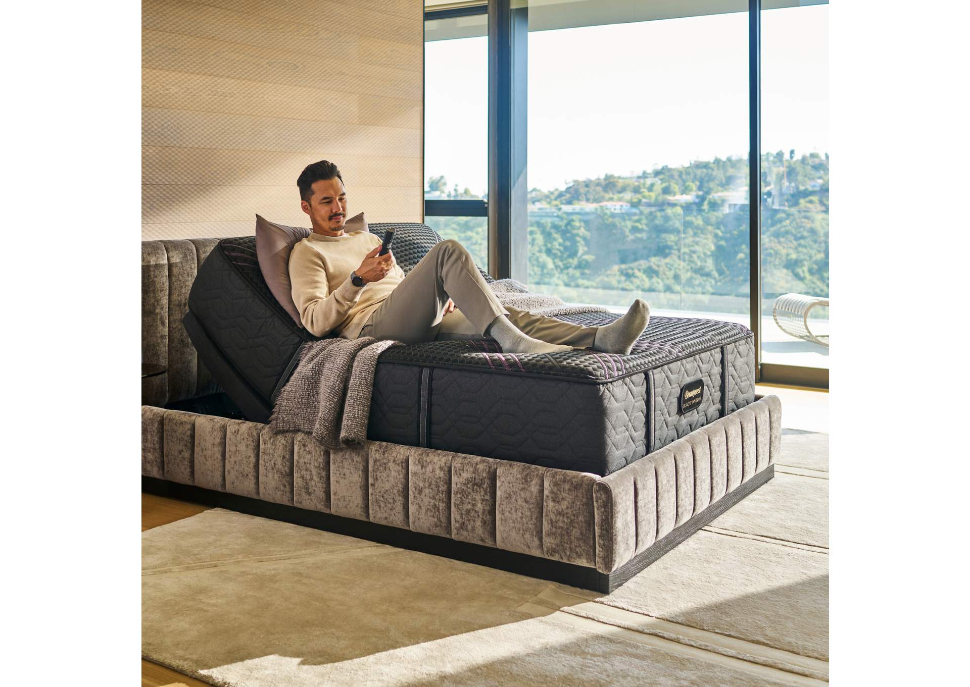 Beautyrest Black® Series Two 14. 5 Inch Hybrid Medium Apex Top Mattress - Twin XL image 7