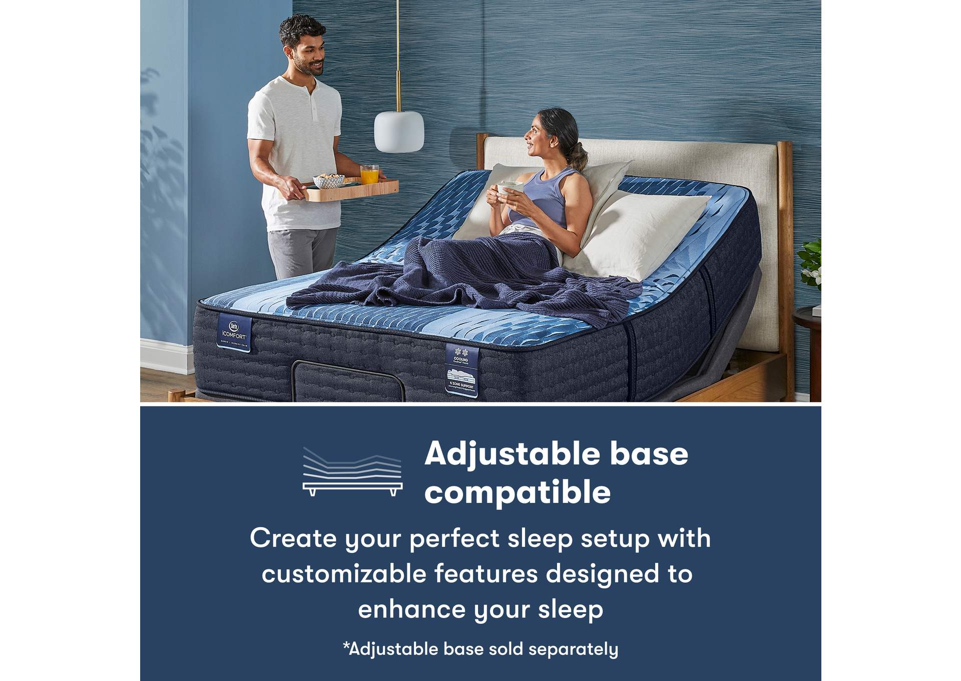 Icomfort Iona  13 Inch Memory Foam Plush Mattress - Full image 8