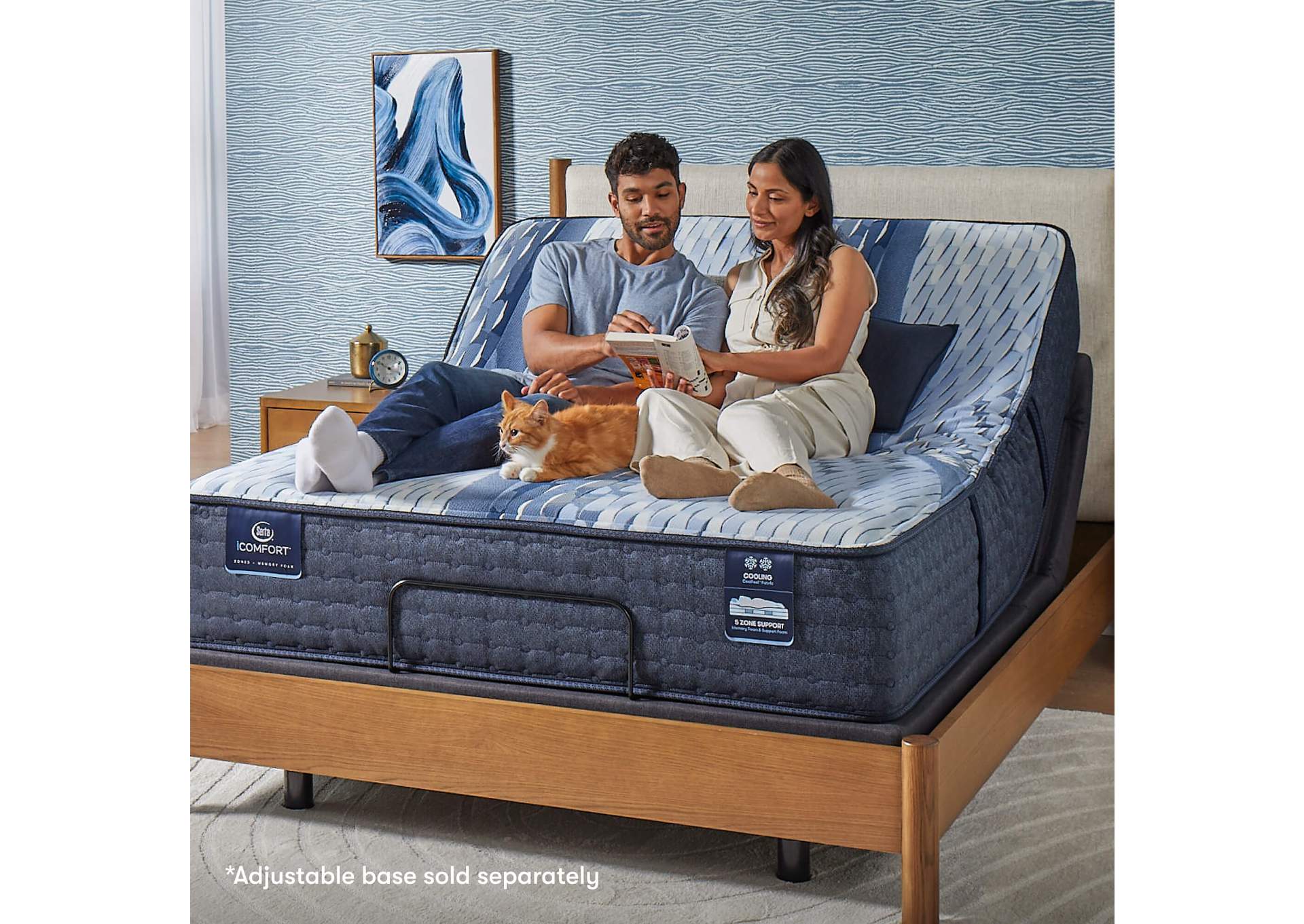 Icomfort Iona  13 Inch Memory Foam Plush Mattress - Full image 13