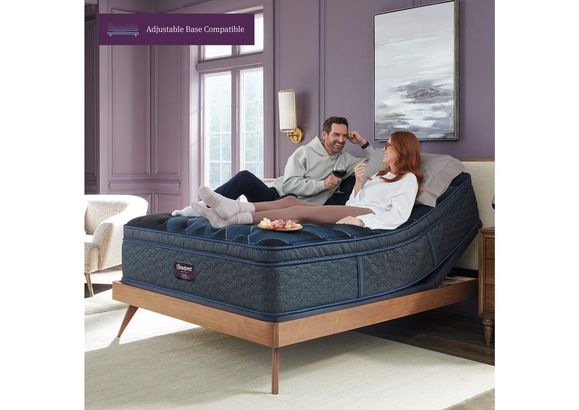 Beautyrest World Class Level Four Firm Pillow Top Mattress - Twin XL image 7