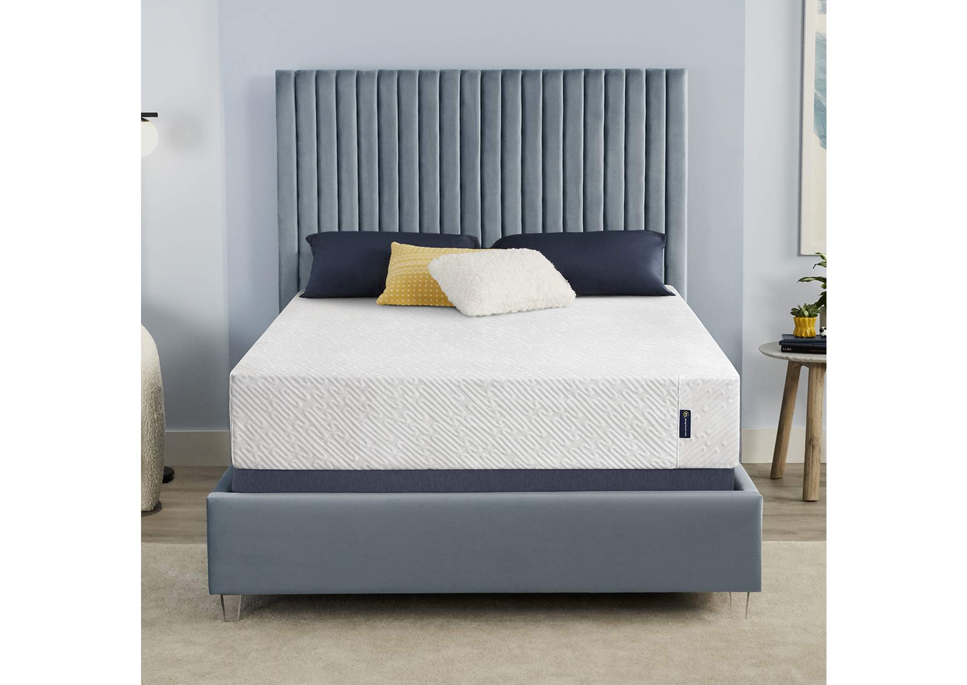 Sheep Dreams 12" Medium Memory Foam Mattress - Twin XL image 1