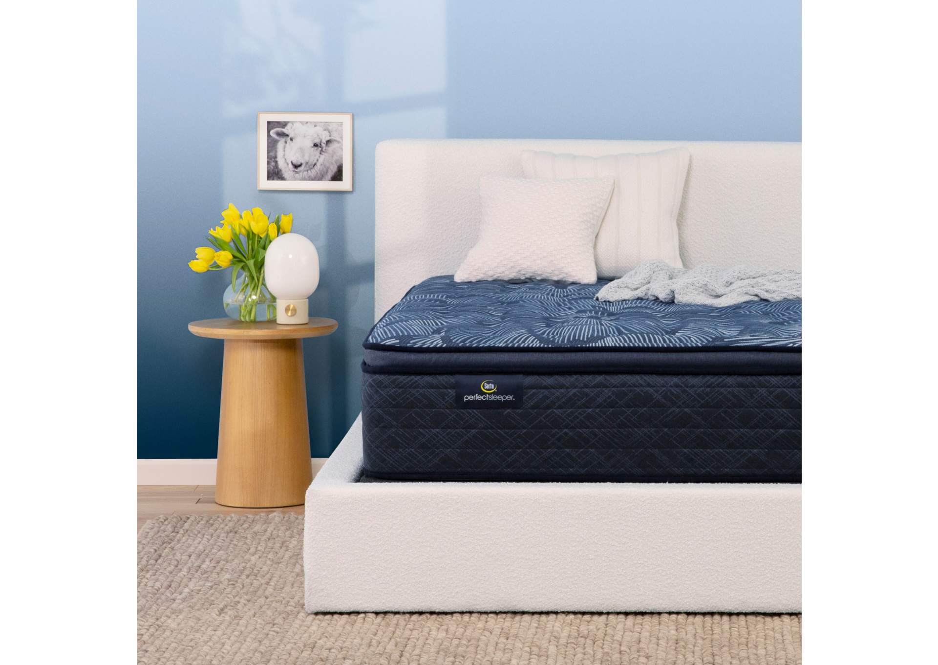 Perfect Sleeper Oasis Sleep 14. 5 Inch Medium Pillow Top Mattress Set - King image 11
