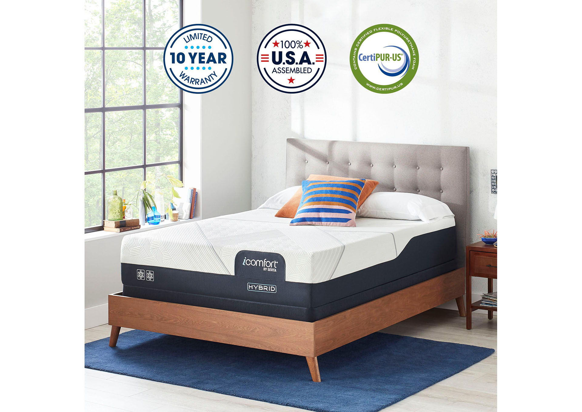Icomfort Cf 2000 12. 5 Inch Hybrid Firm Mattress - Twin XL