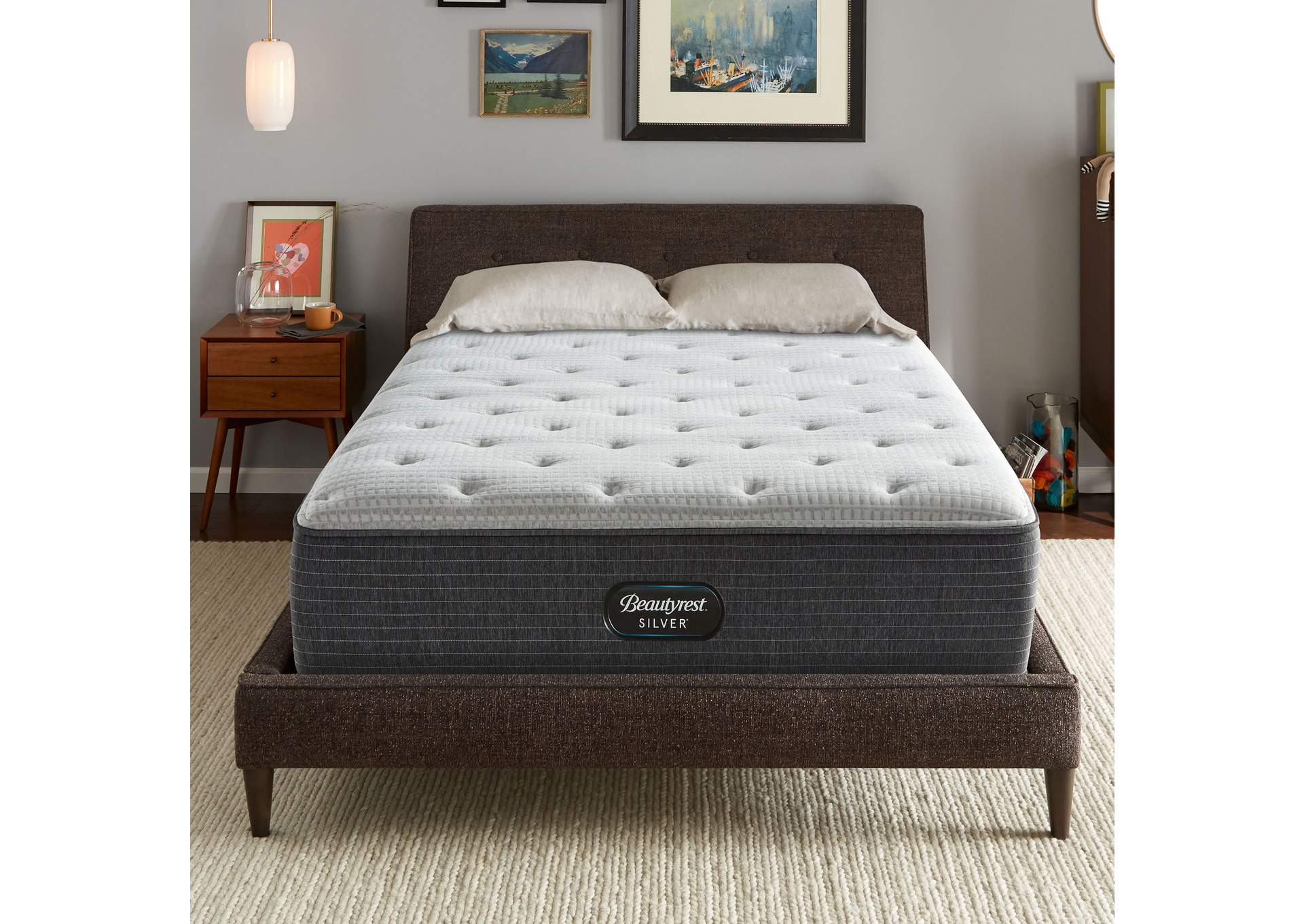 Silver Brs900 14.25" Medium Mattress - King image 1