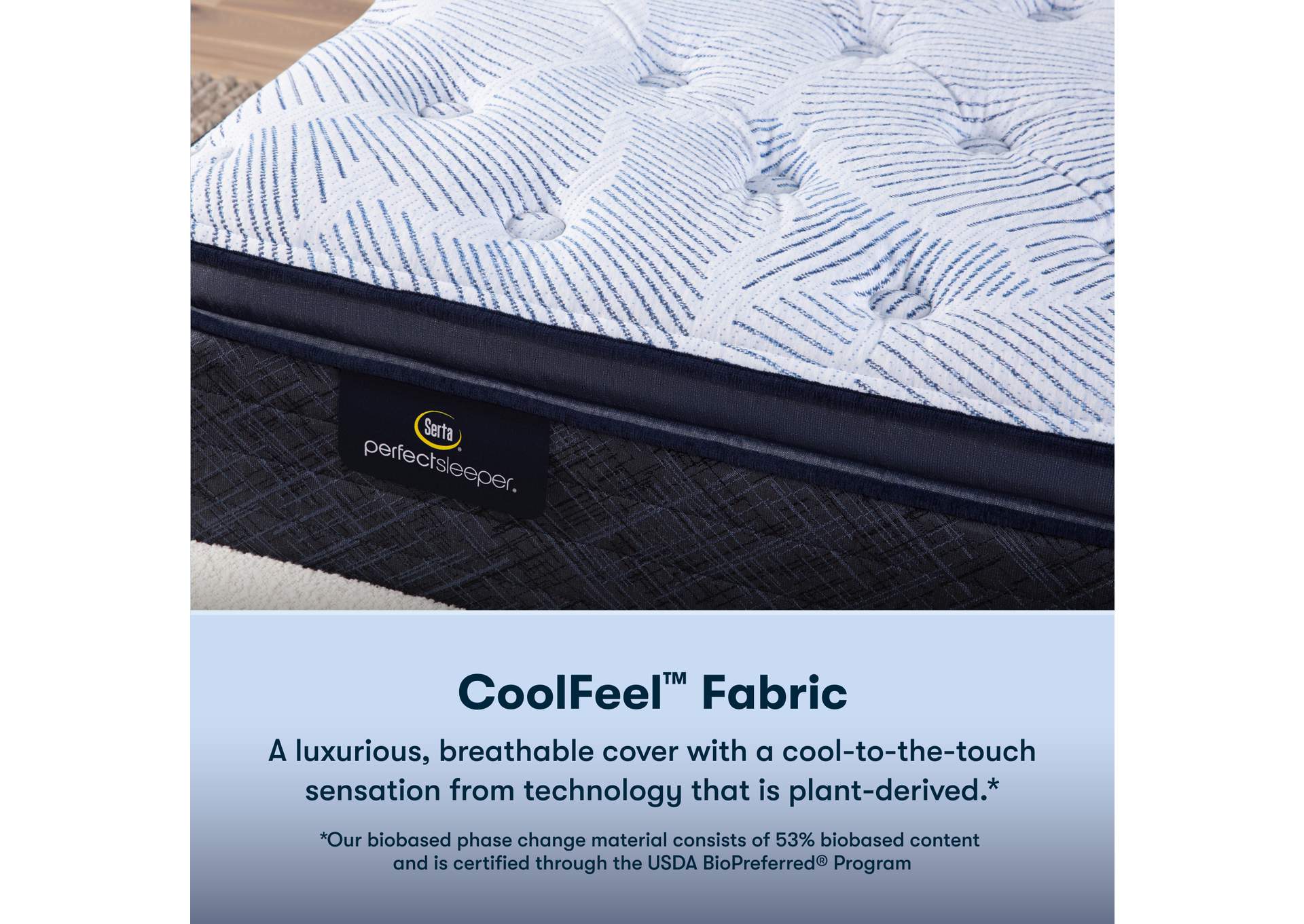 Perfect Sleeper Emi 14. 5 Inch Plush Pillow Top Mattress - California King image 14