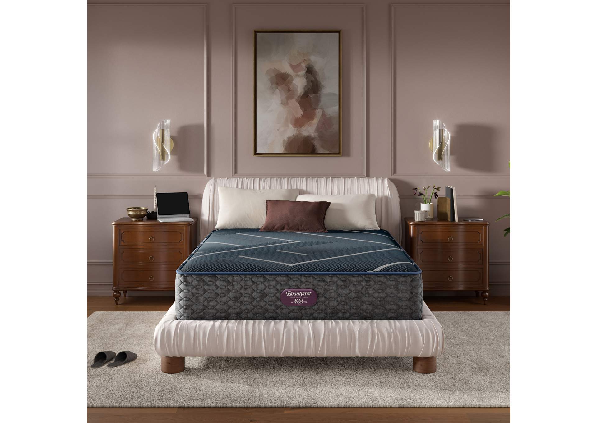 Beautyrest World Class Level Four Hybrid Firm Mattress - King image 1